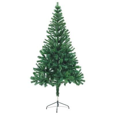 Brad de craciun artificial, 150 cm inaltime, support inclus, 380 de varfuri, diametru 70 cm, 808349