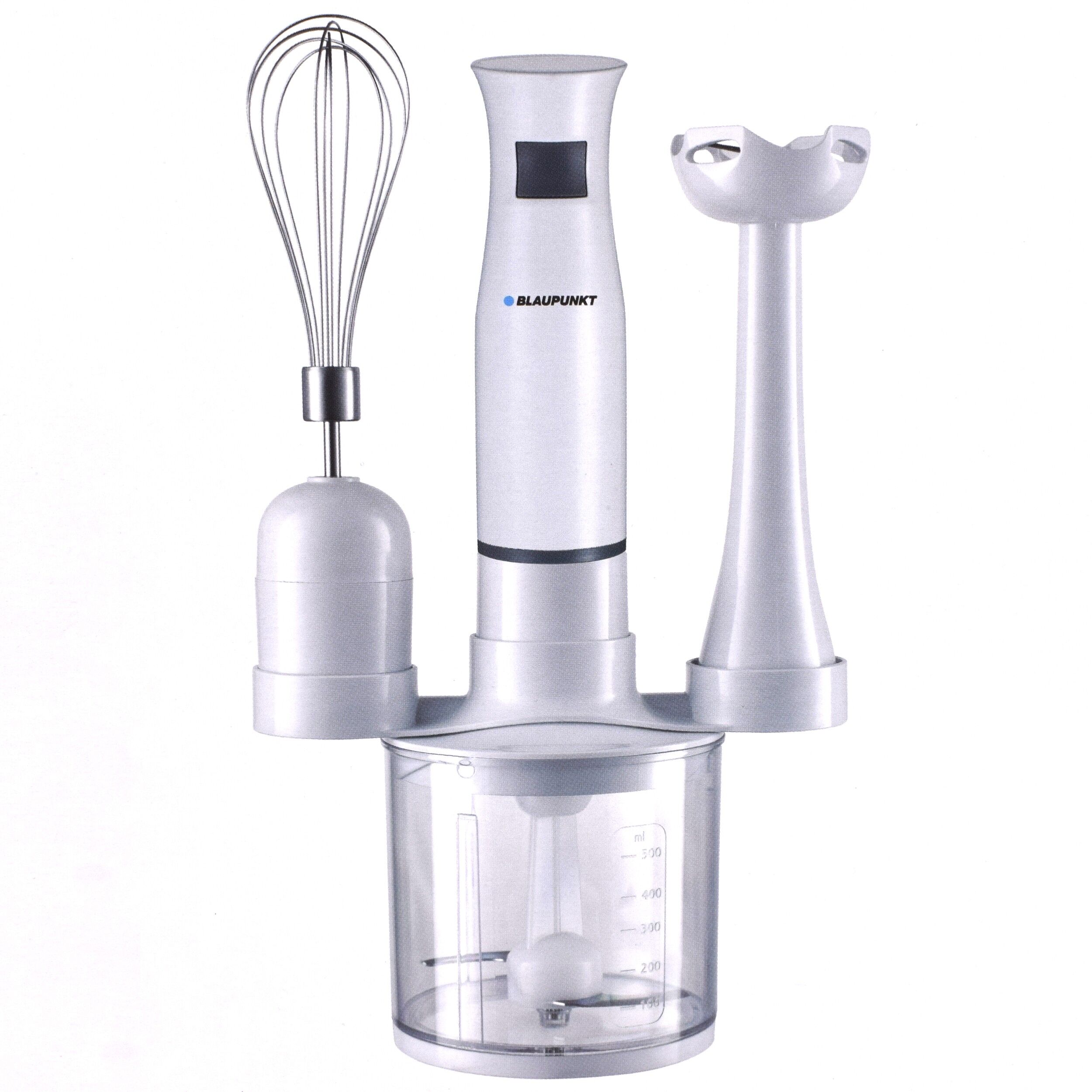 Mixer vertical Blaupunkt, 200 W, minitocator, tel, blender, alb, 47165
