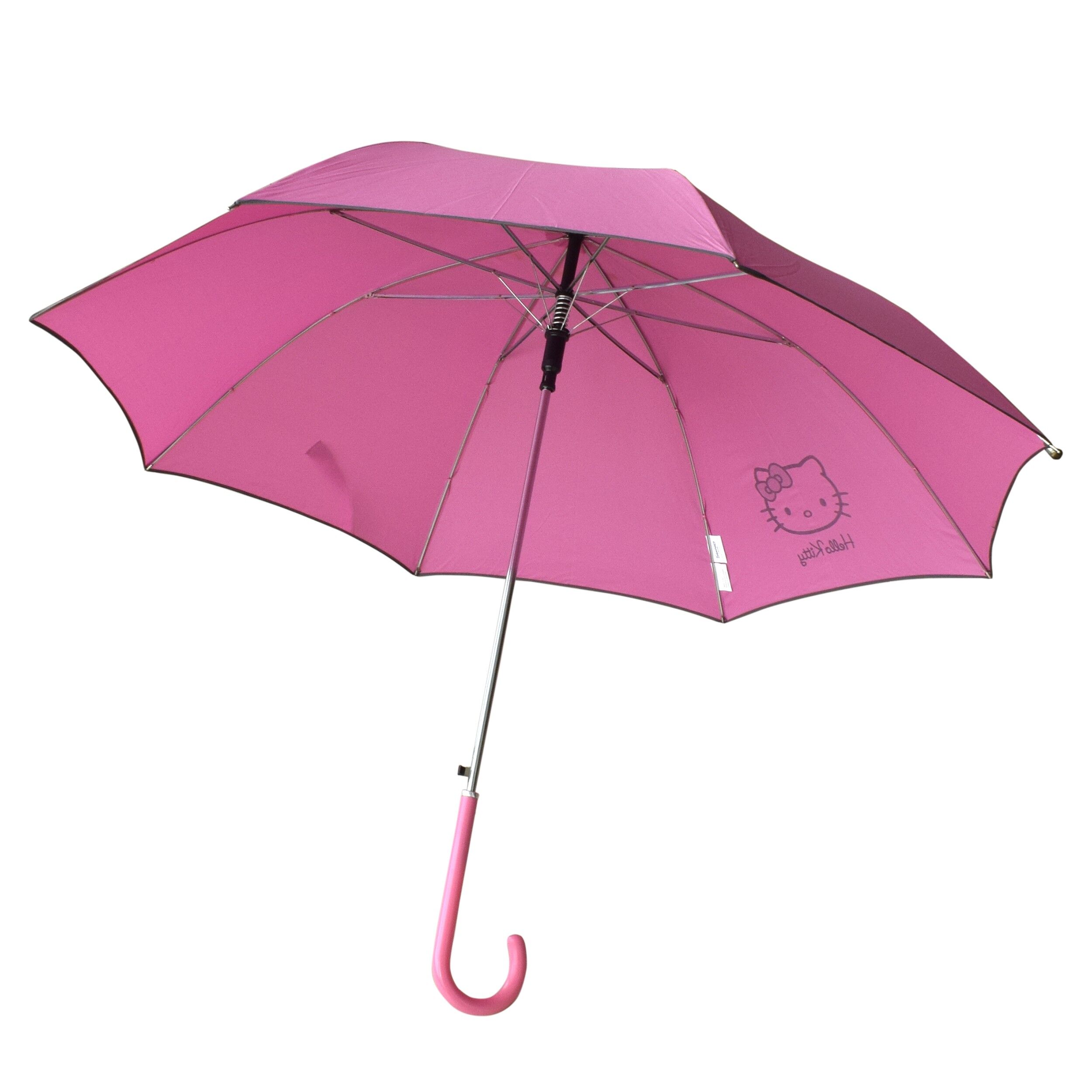 Umbrela pentru copii, GermagTrend, Poliester, Hello Kitty, Roz, 9518PK