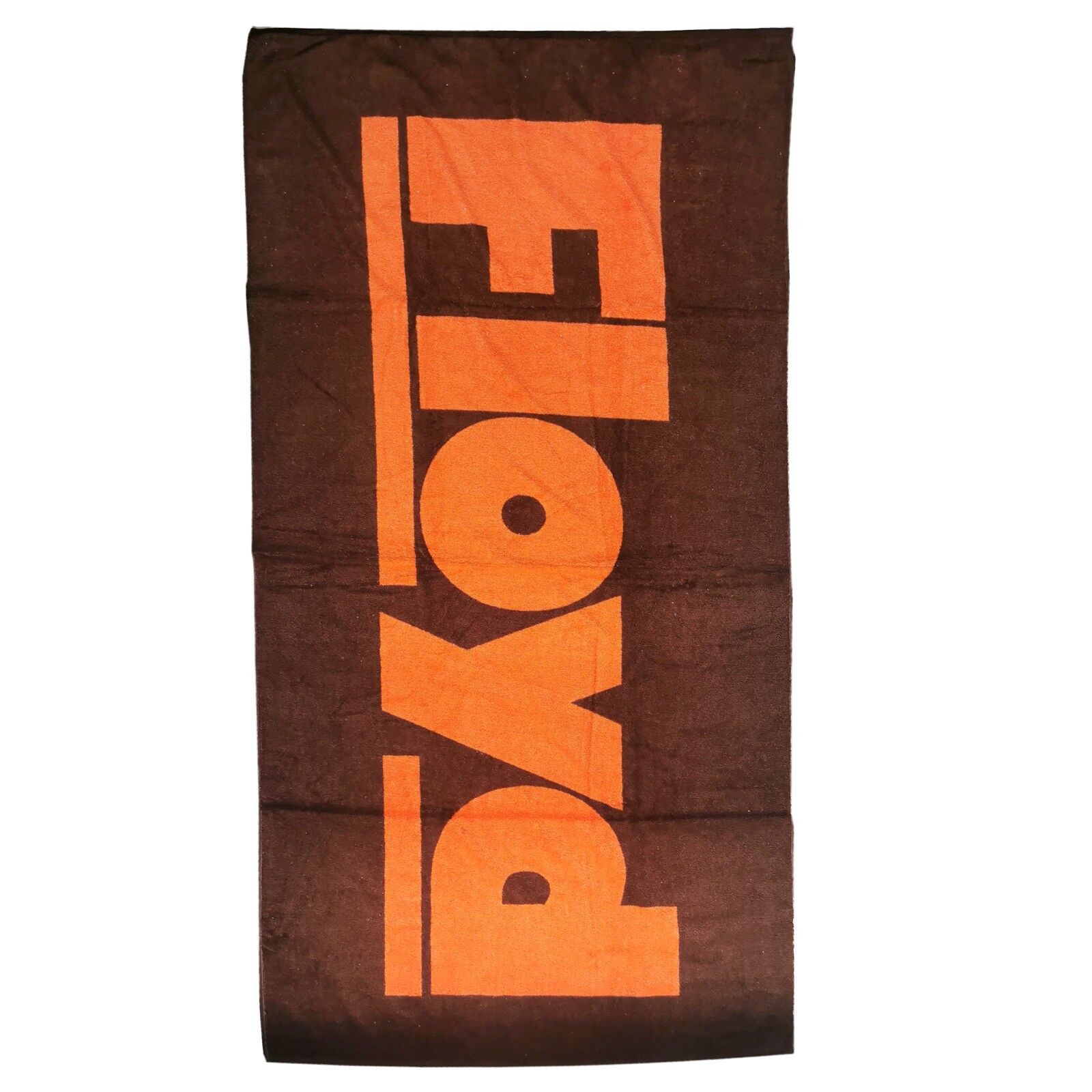 Prosop pentru baie sau plaja, FLOYD Move, portocaliu cu maro, 80x160, bumbac 100%, 31736