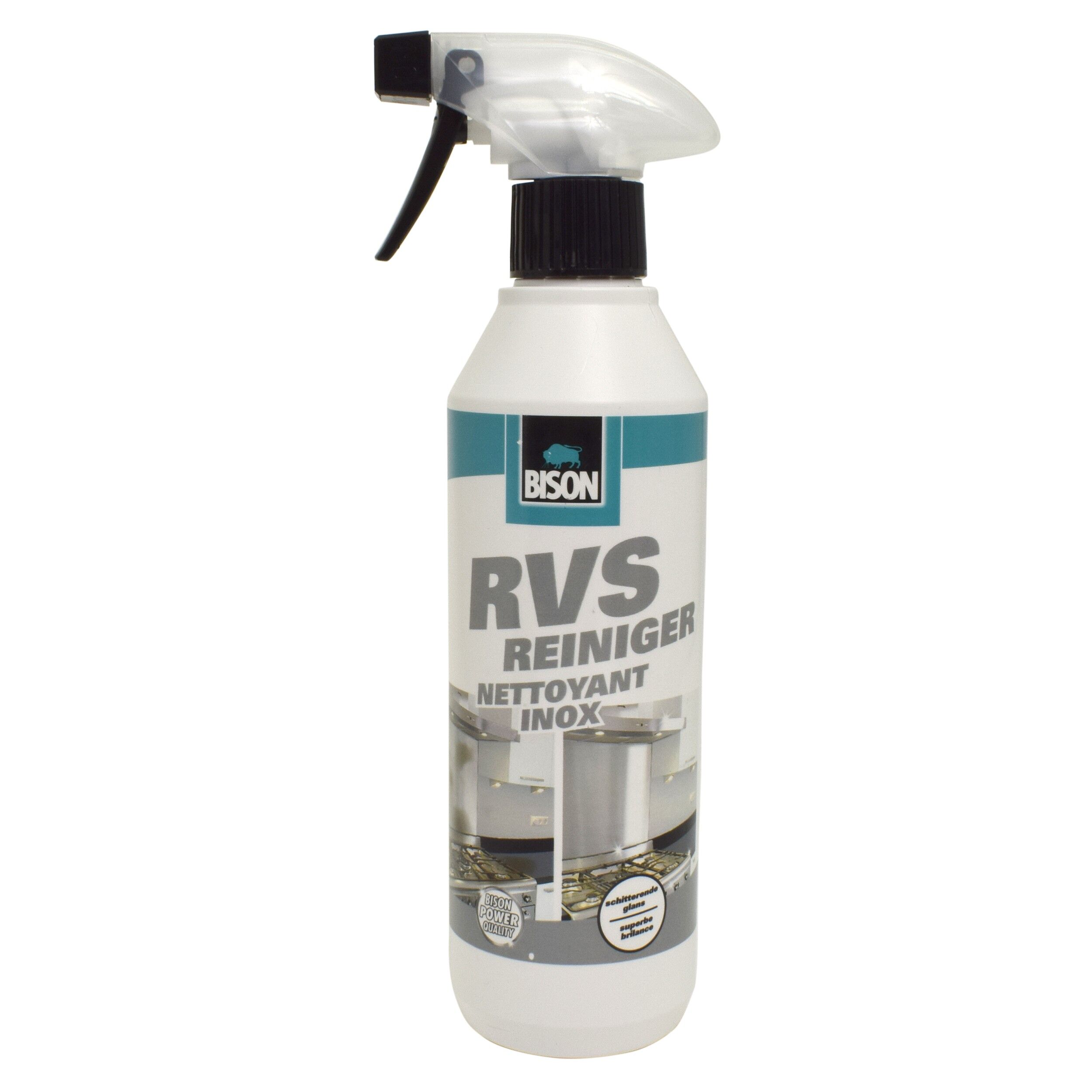 Solutie pentru lustruirea inoxului, Bison, 500ml