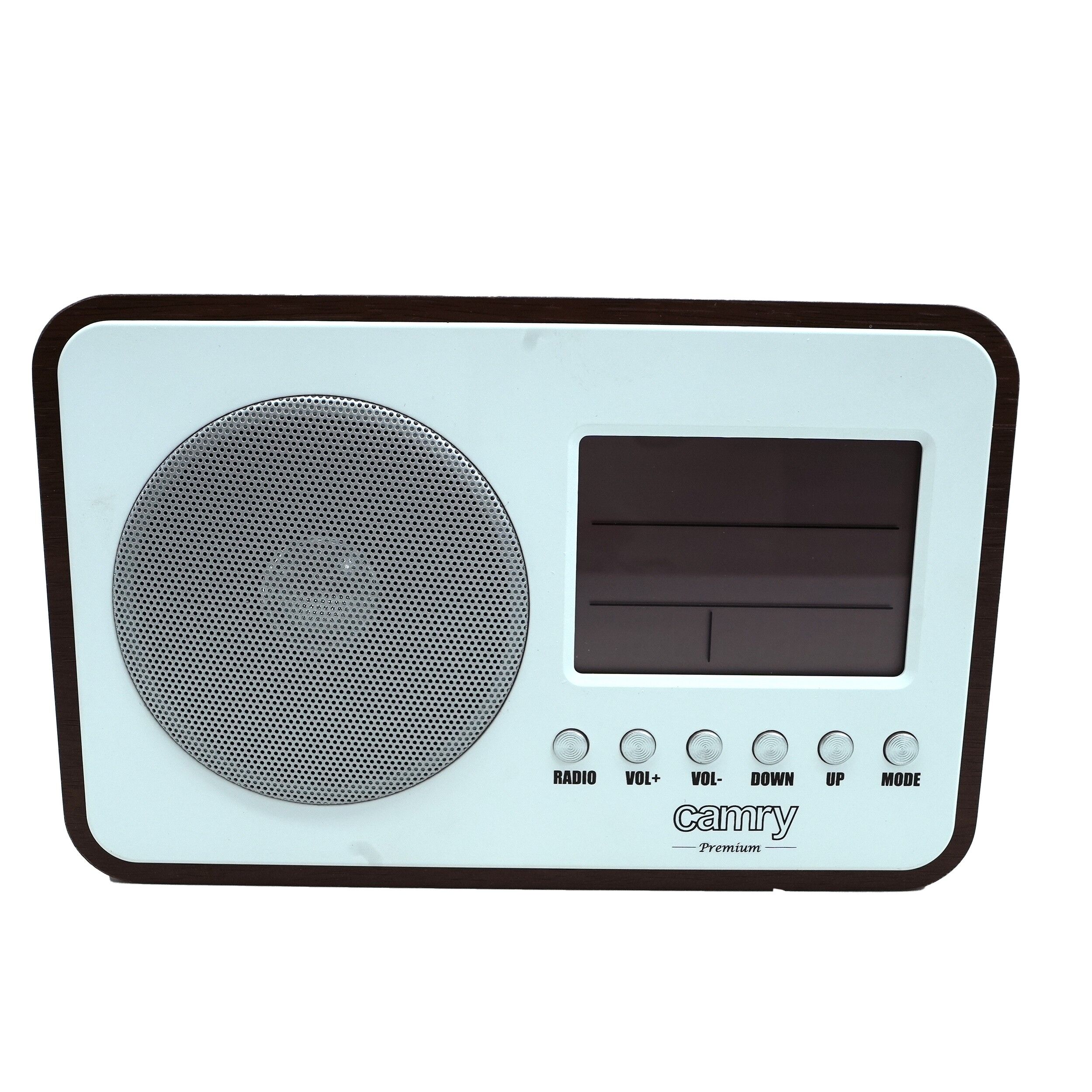 Radio digital Camry CR 1153 , ceas, termometru, alarma, lcd, calendar, alb
