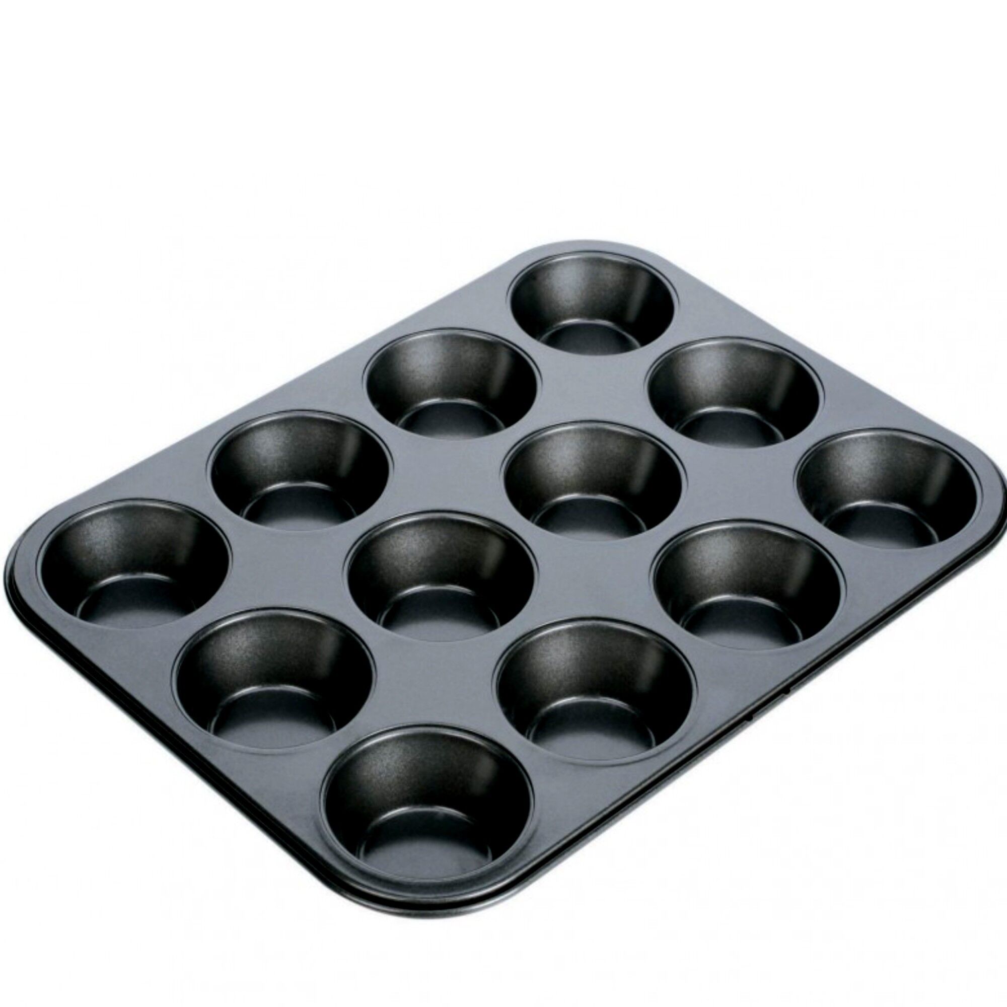 Tava pentru briose, 12 pozitii, non stick, 35 x 26.5 x 3 cm, 807512
