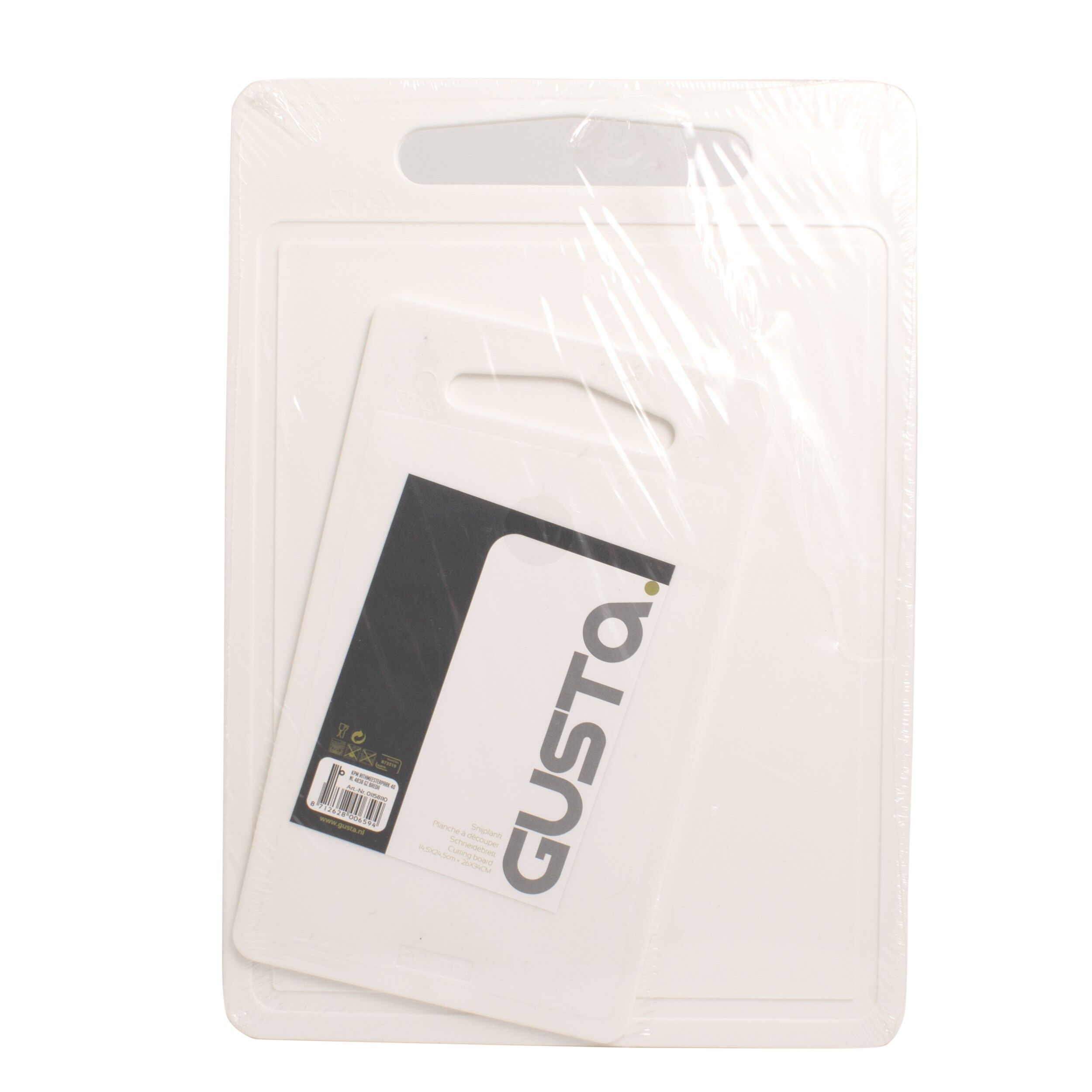 Set 2 tocatoare, albe, Gusta, 06594