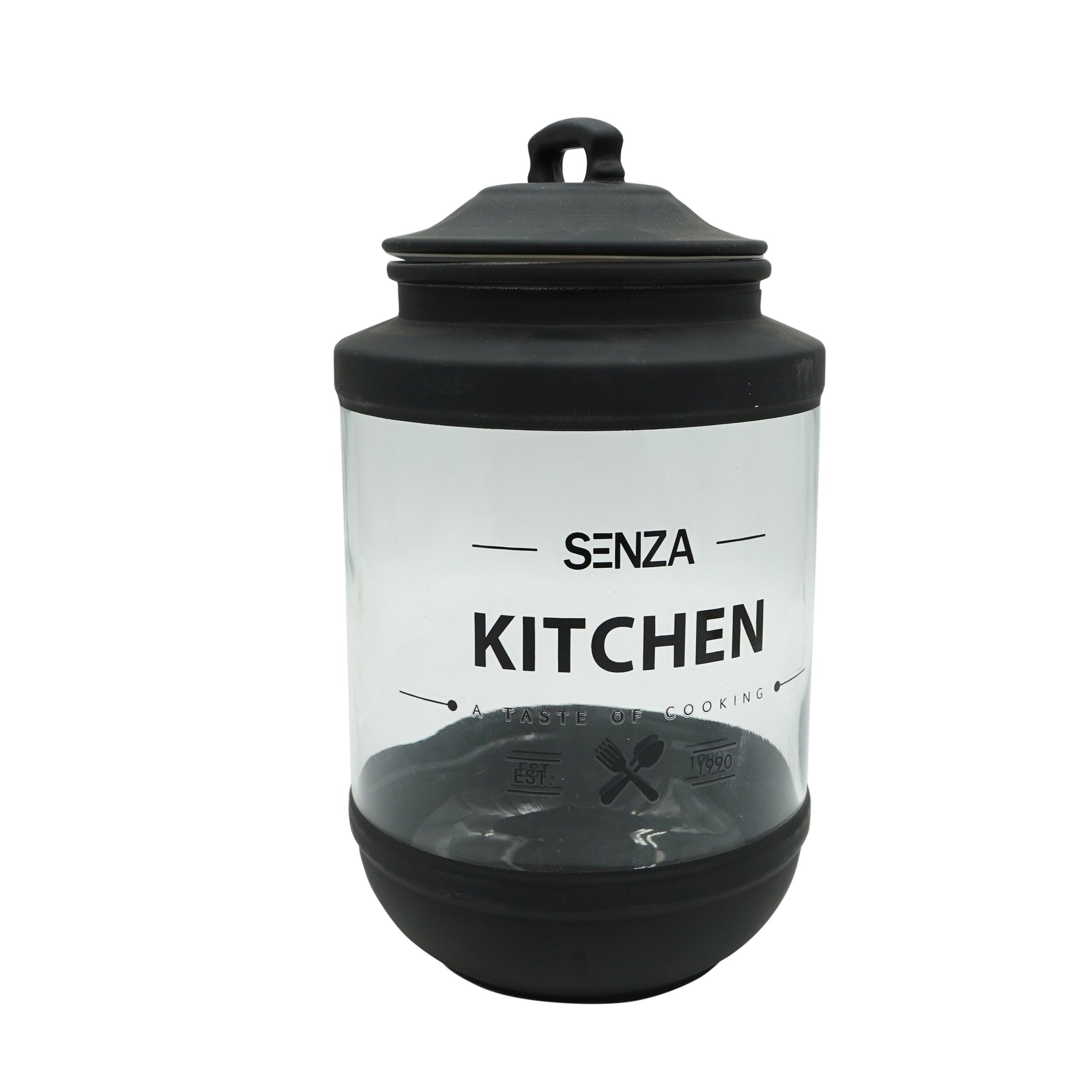 Recipient sticla cu capac etans, pentru depozitare, Kitchen Senza, 73724