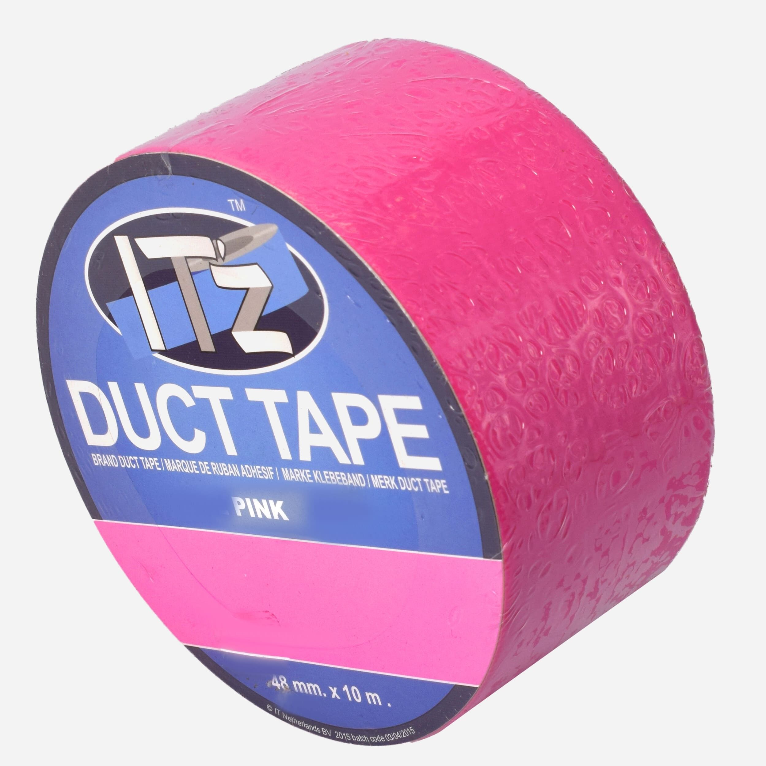 Banda adeziva Duct Tape, 10 m x 4.8 cm, Roz, 02315