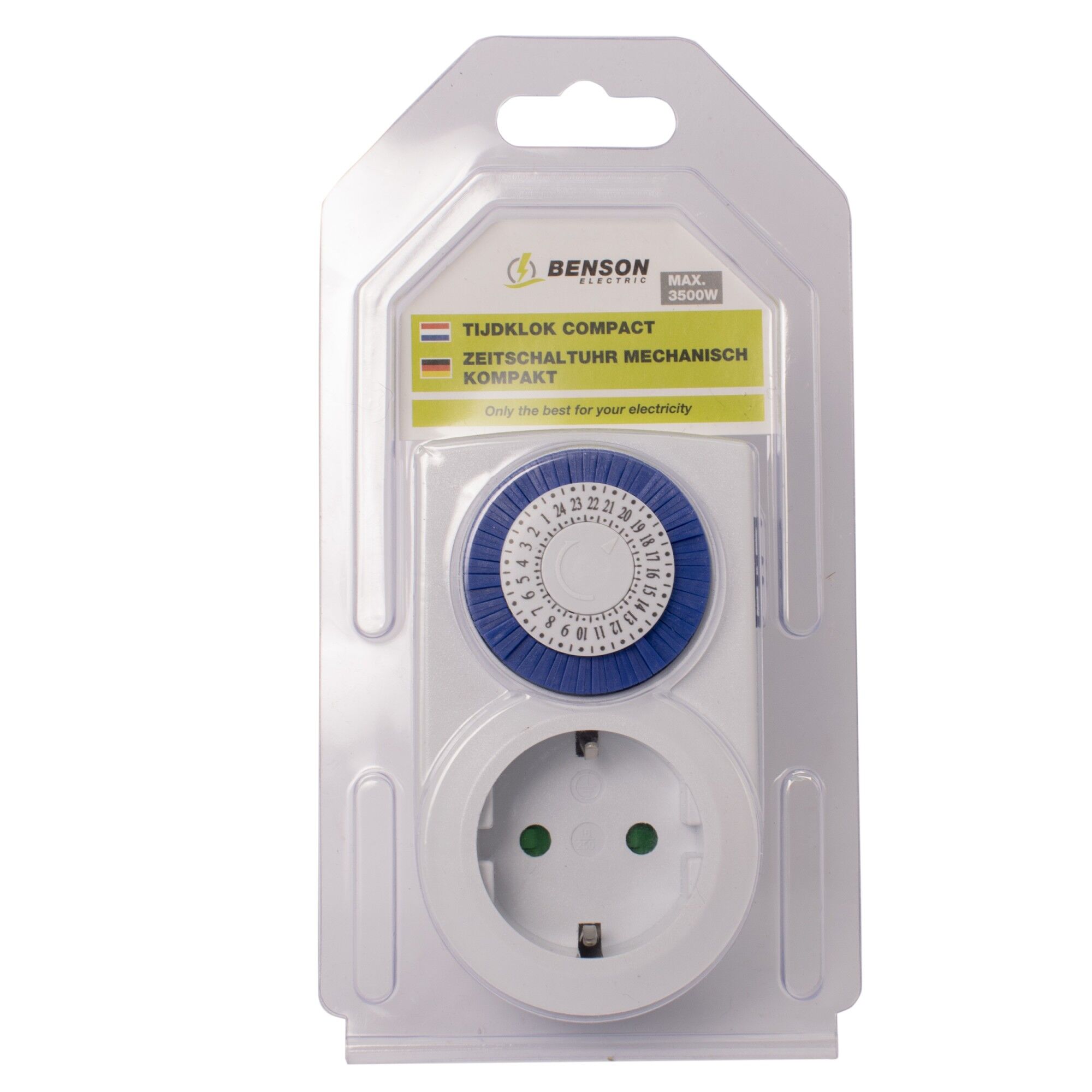 Temporizator priza, 24 ore, 3500W, 16A, BENSON, 808193