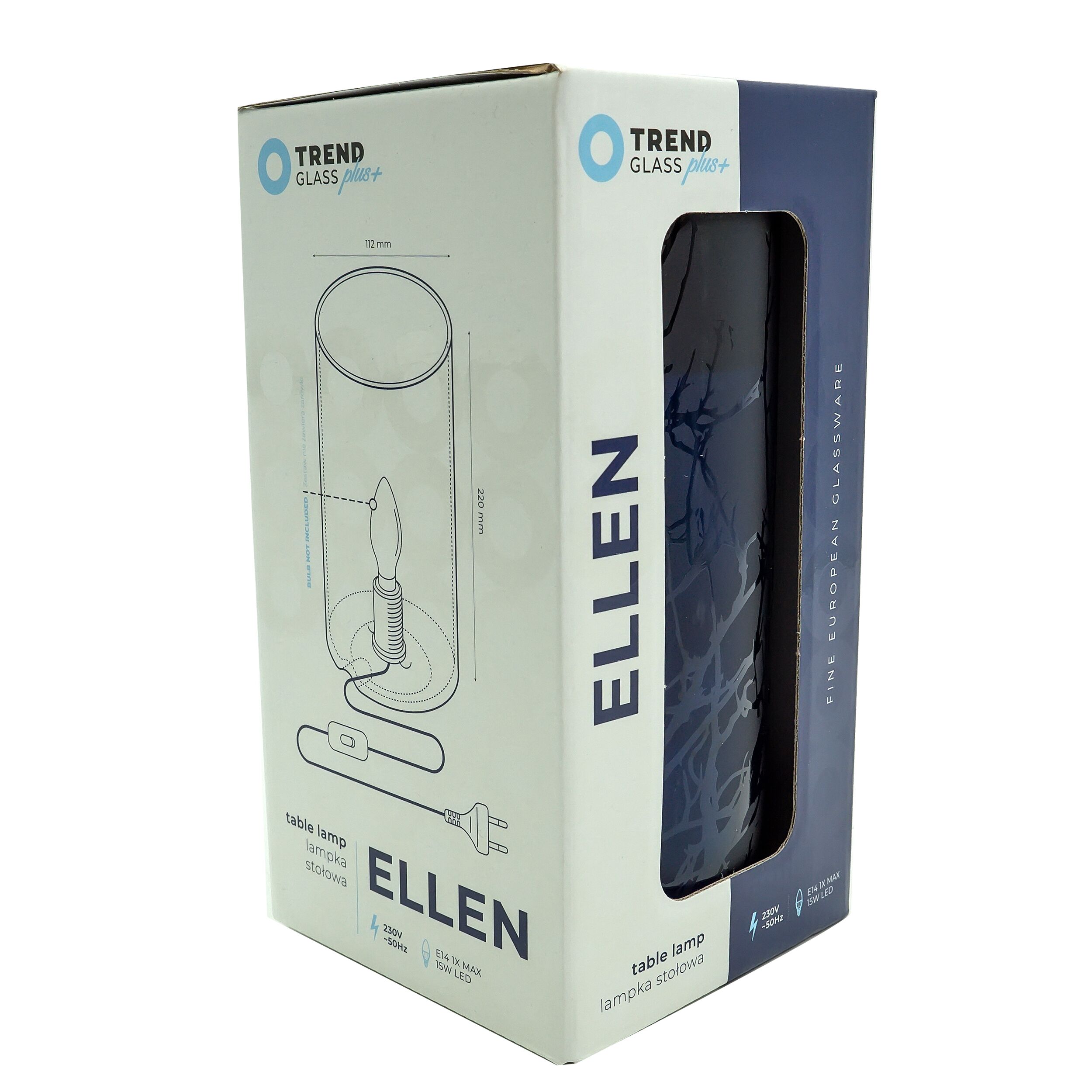 LAMPA STICLA DECORATIVA ELLEN TREND - imagine 6