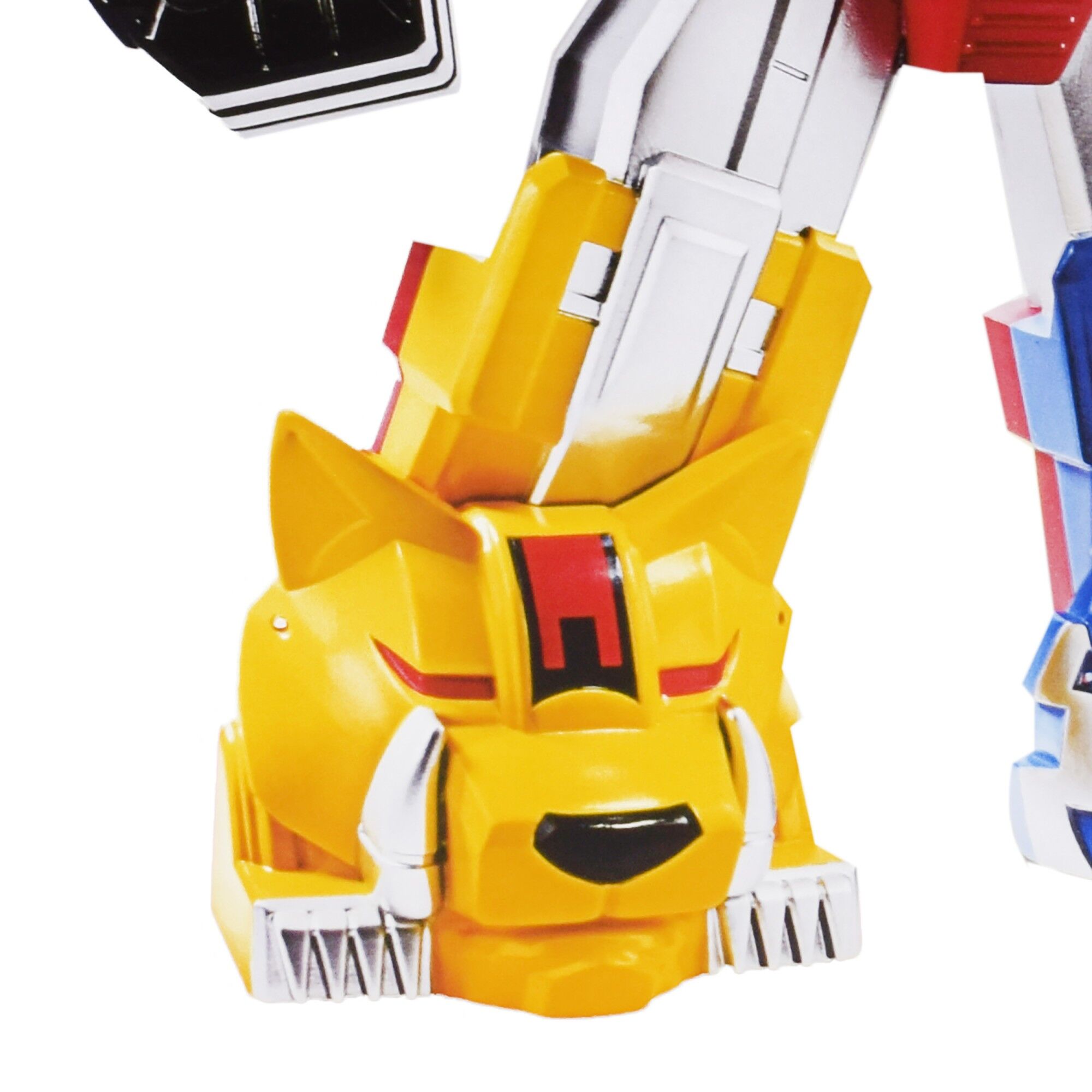 Figurină de Acțiune Power Rangers – Dino Megazord Mighty Morphin, 32 cm, cu Sabie și 2 Capete Interșanjabile- 807875 - imagine 6
