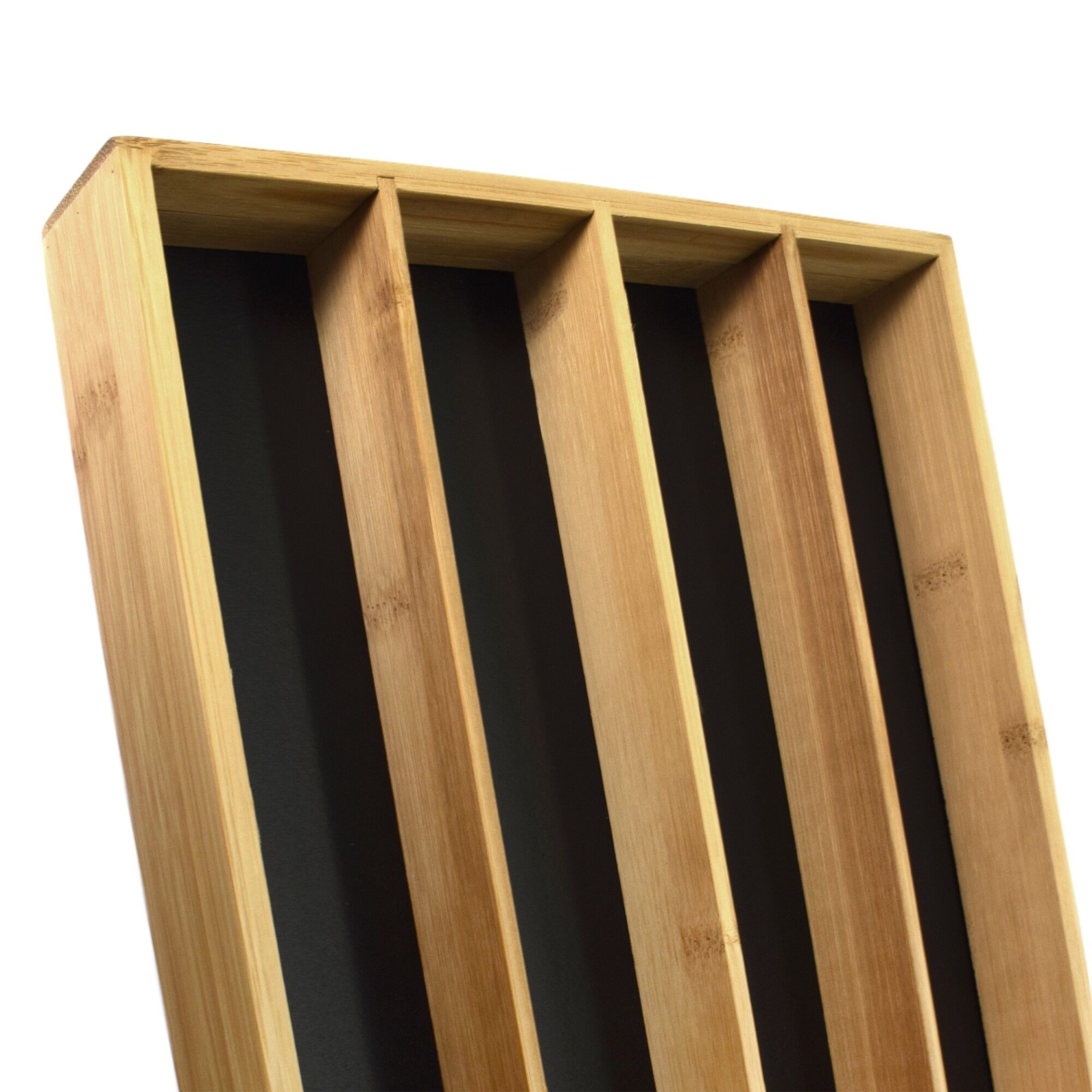 Suport organizare tacamuri si ustensile, pentru bucatarie, din bambus, Lowenthal, 807319 - imagine 4