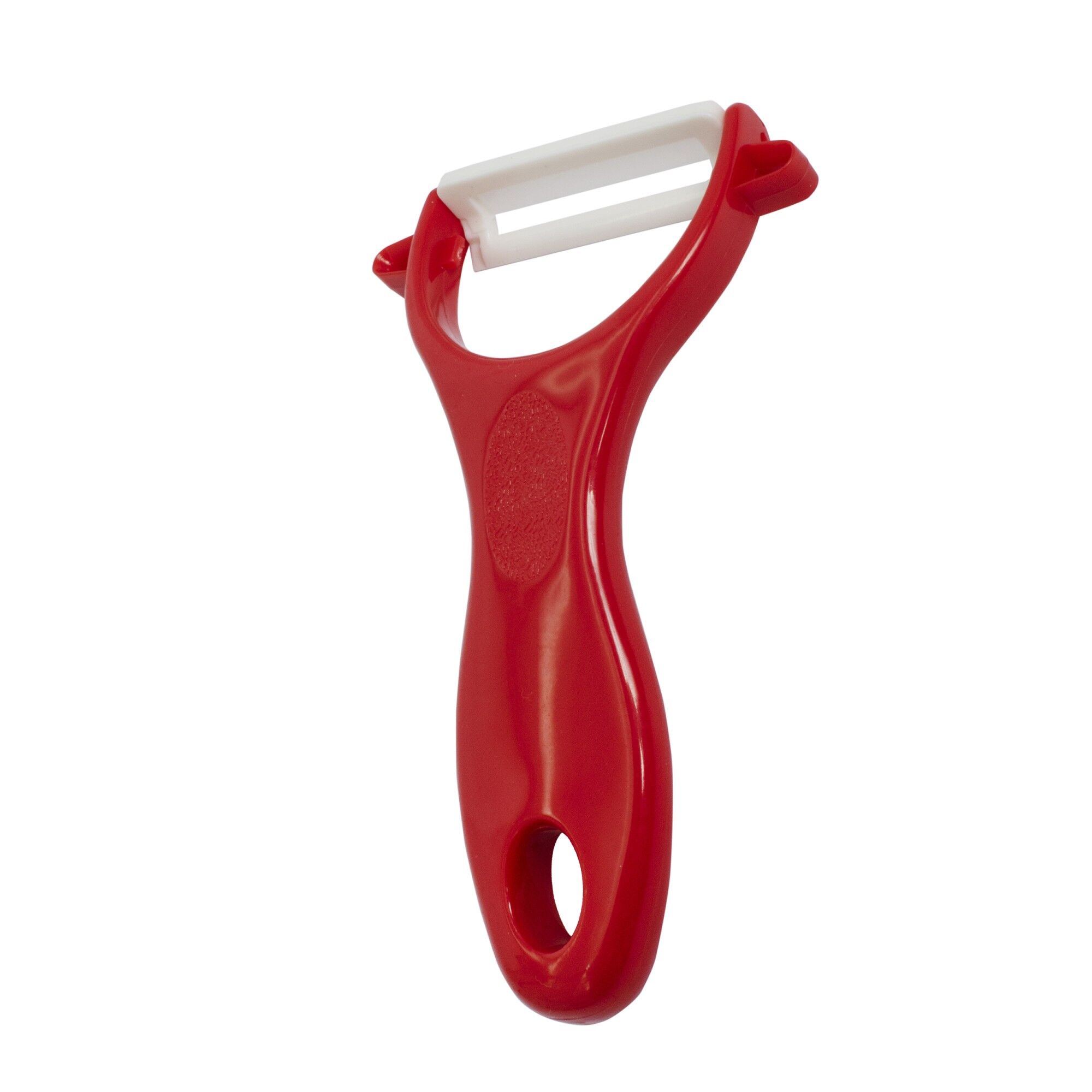 Set cutit plus decojitor, pentru bucatarie, din ceramica, culoare rosu, 806835 - imagine 5