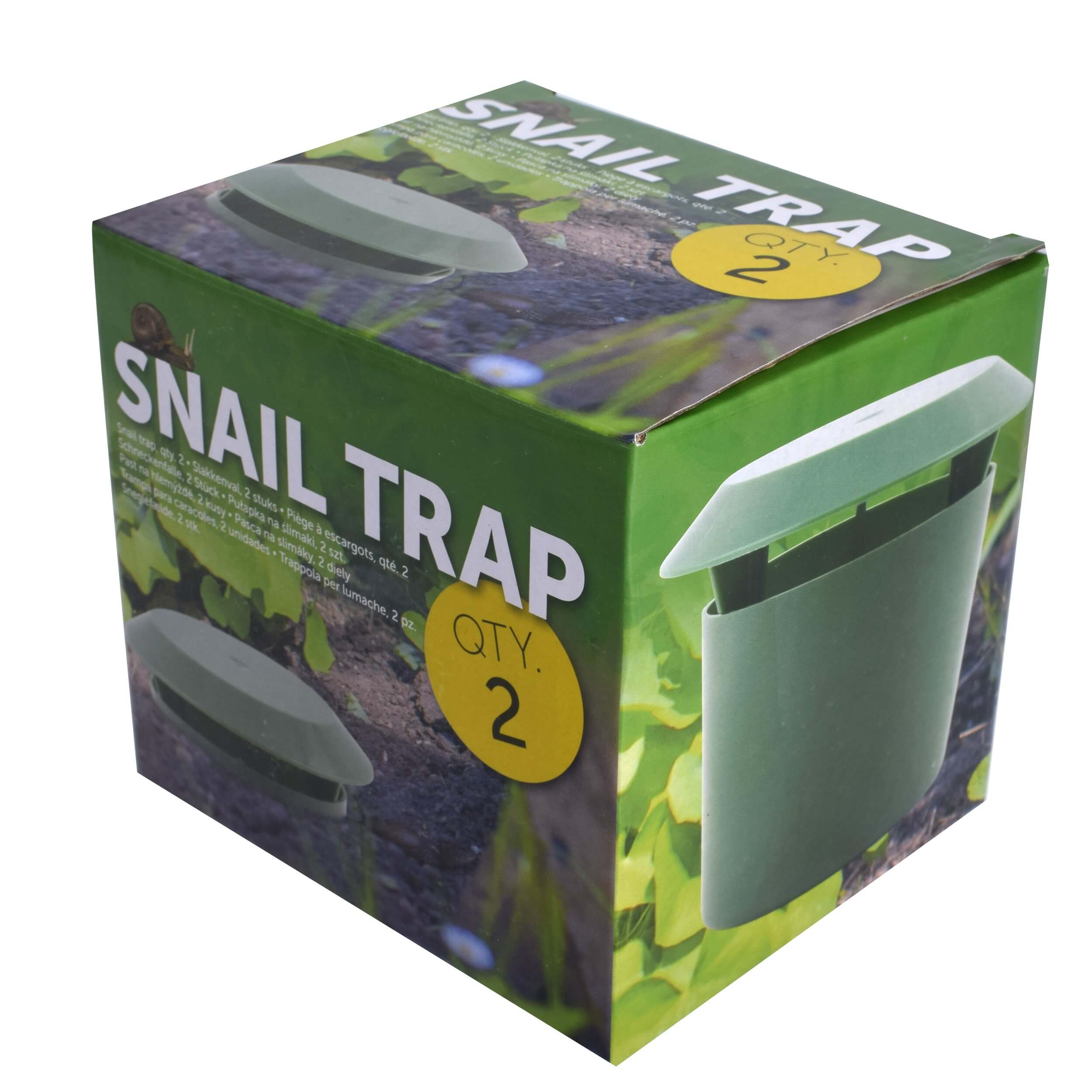 Capcana pentru Melci si Limacsi de Gradina, GermagTrend, verde 9 x 10 cm, 73513 - imagine 2