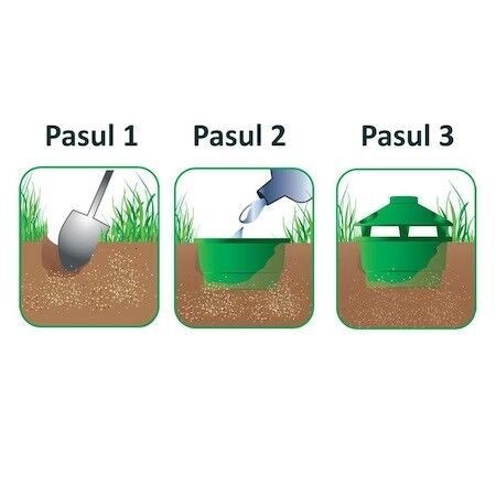 Capcana pentru Melci si Limacsi de Gradina, GermagTrend, verde 9 x 10 cm, 73513 - imagine 8