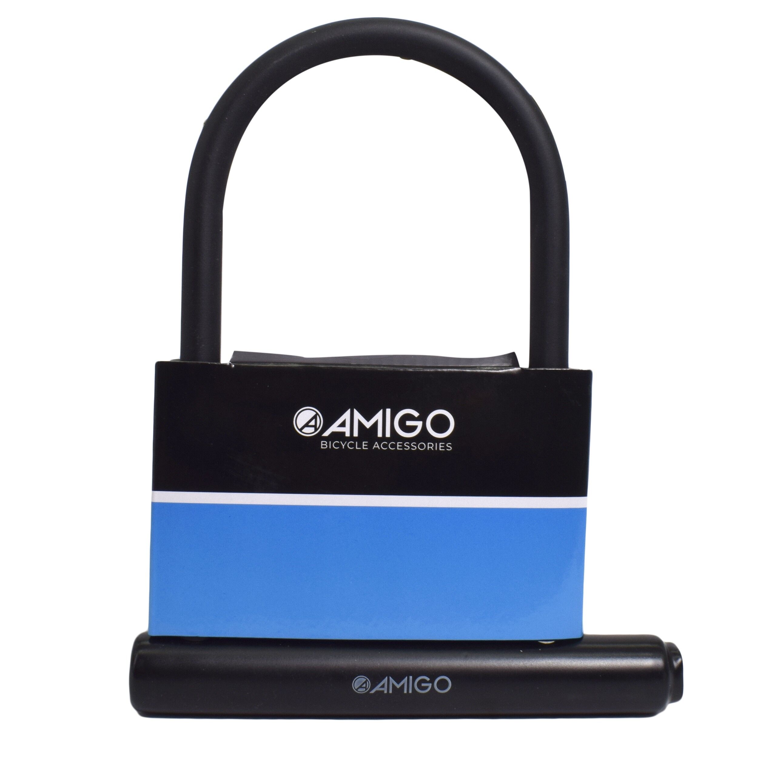 Antifurt bicicleta forma U cu cheie, Amigo, 25 x 20, negru, 98715 - imagine 2