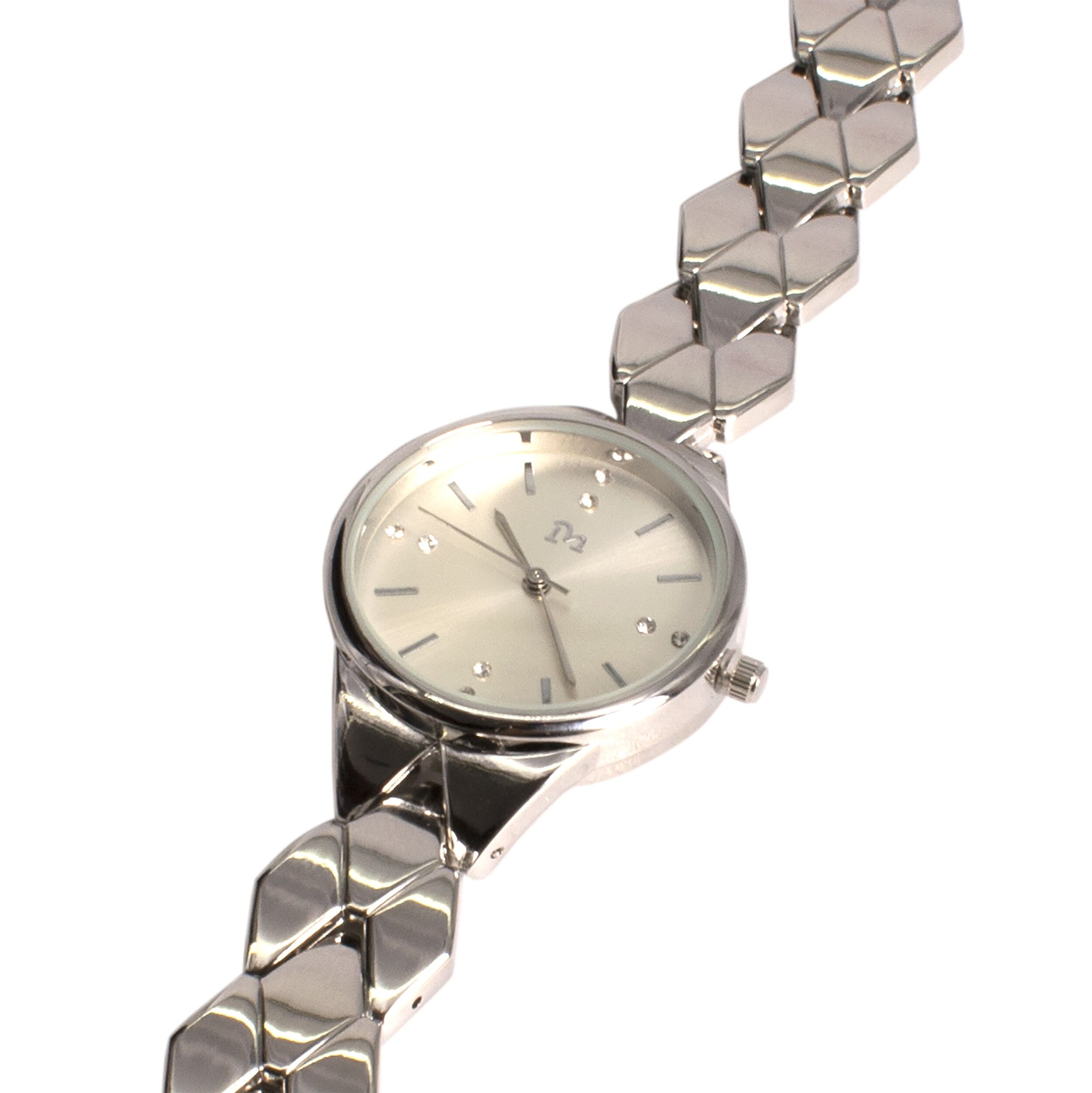 Ceas de dama Luxery Lifestyle ,GermagTtrend, argintiu, 52743