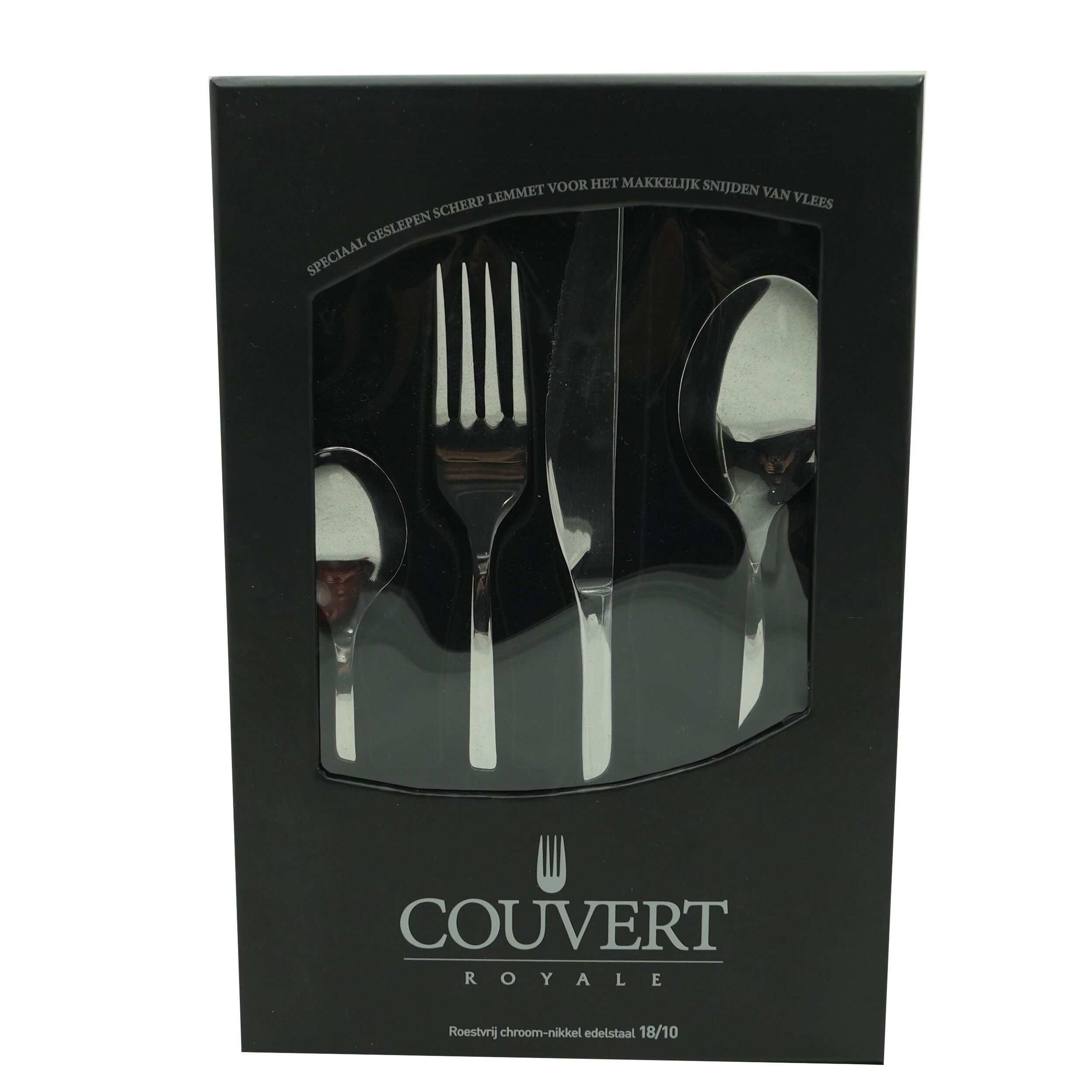 Set de 4 tacamuri din inox, Couvert, 11658