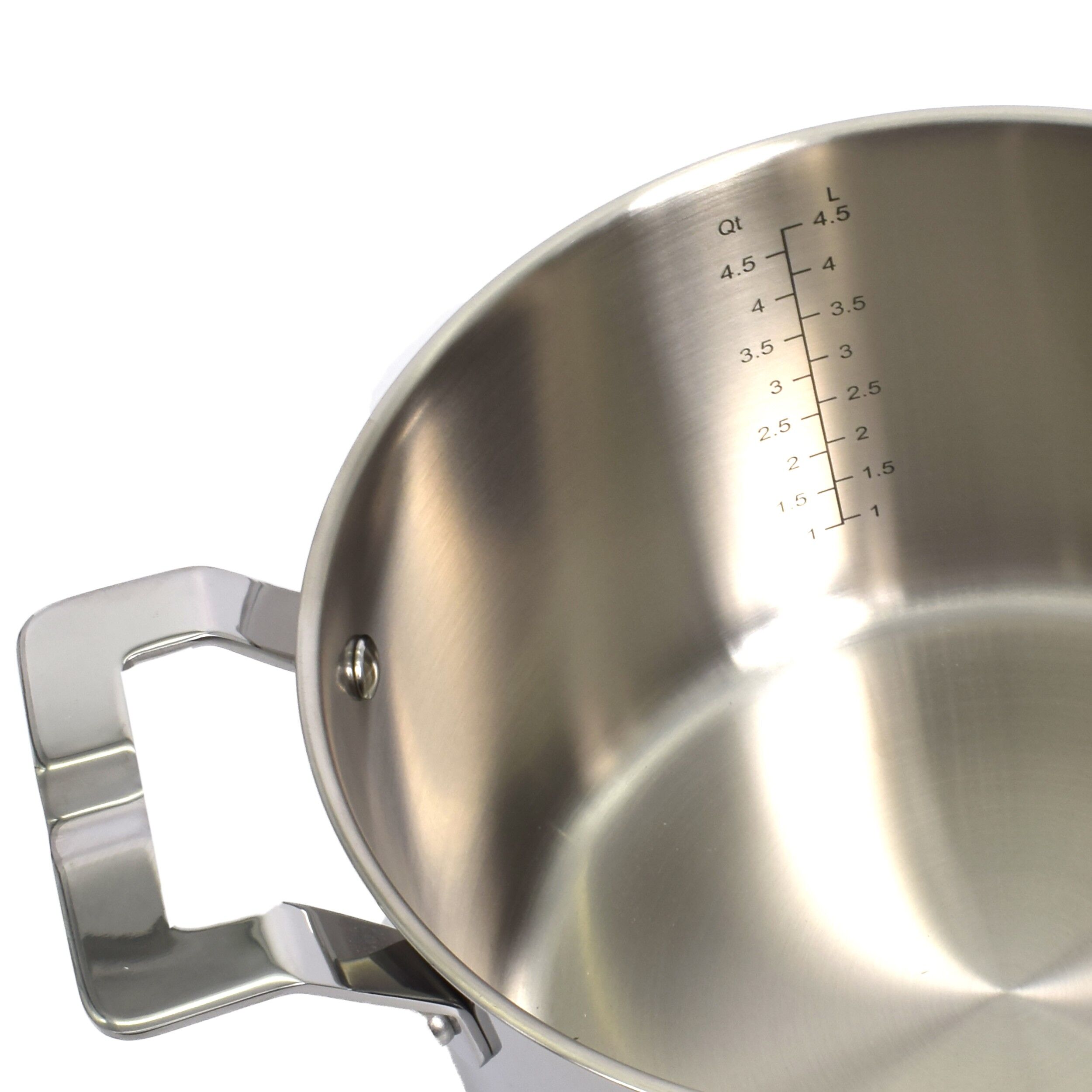 Oala din otel inoxidabil , Thomas, cu inductie, 20 cm, 3.5L - imagine 2