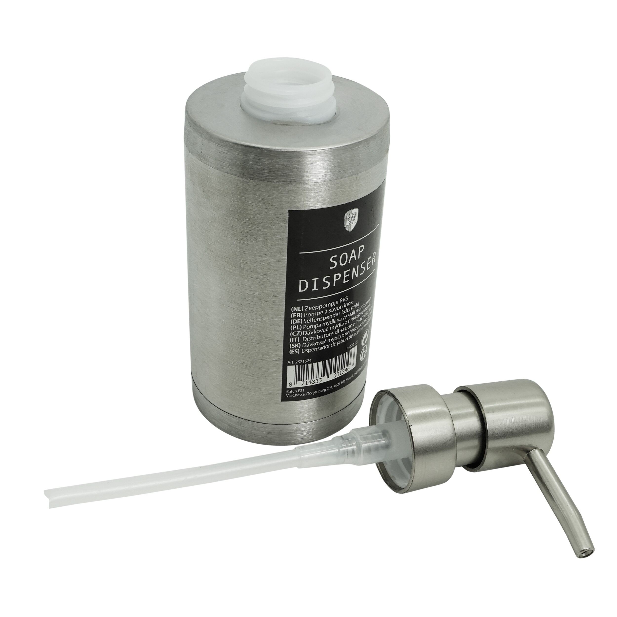 Dozator sapun, inox, 01246 - imagine 4