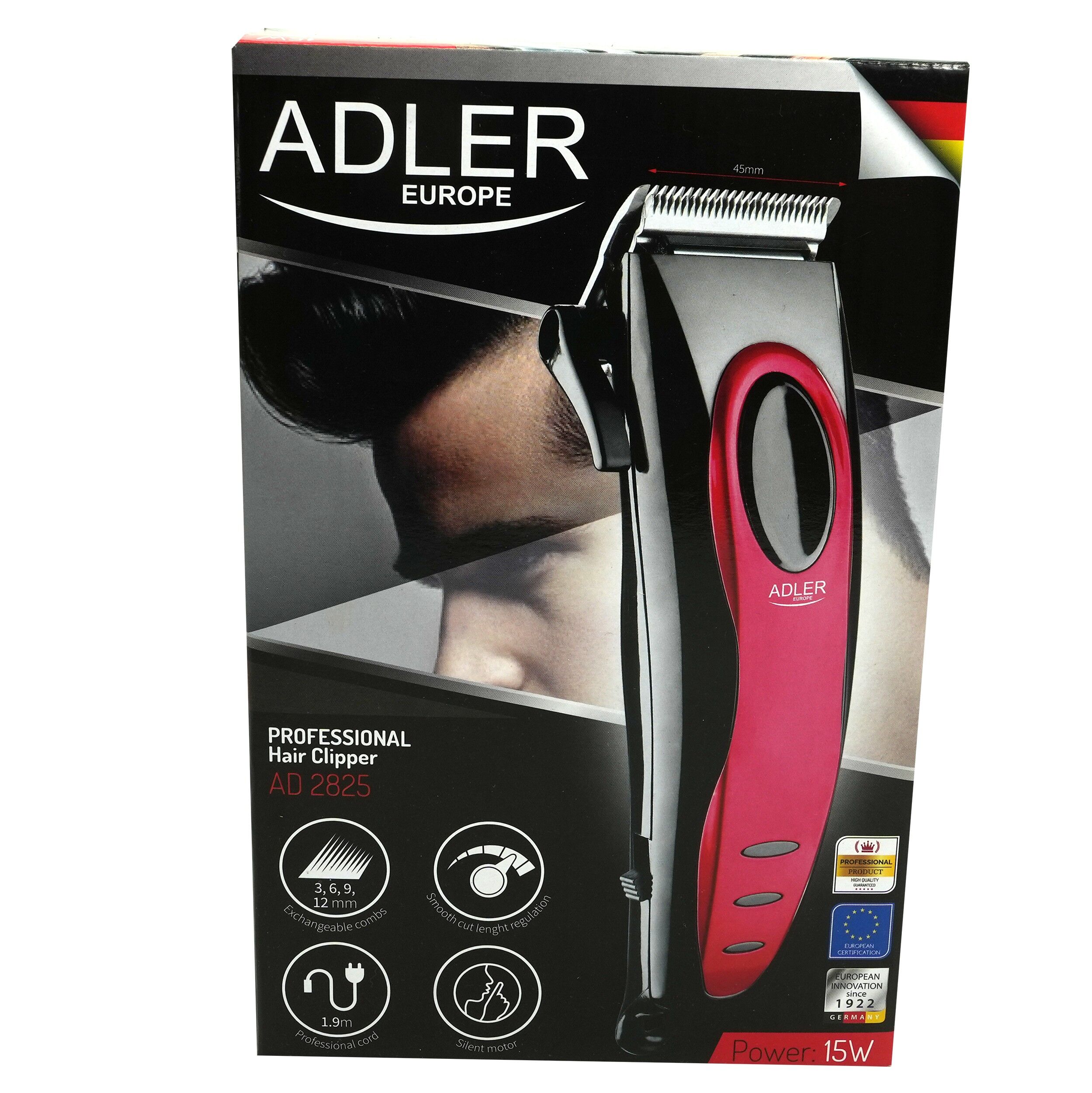 Aparat de tuns, profesional, Adler, 38604 - imagine 2