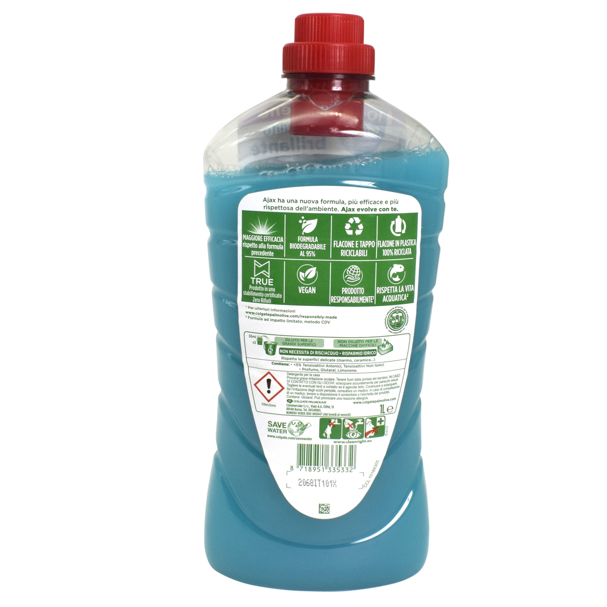 Solutie curatare pardosea, Ajax, 1l, 35332 - imagine 4