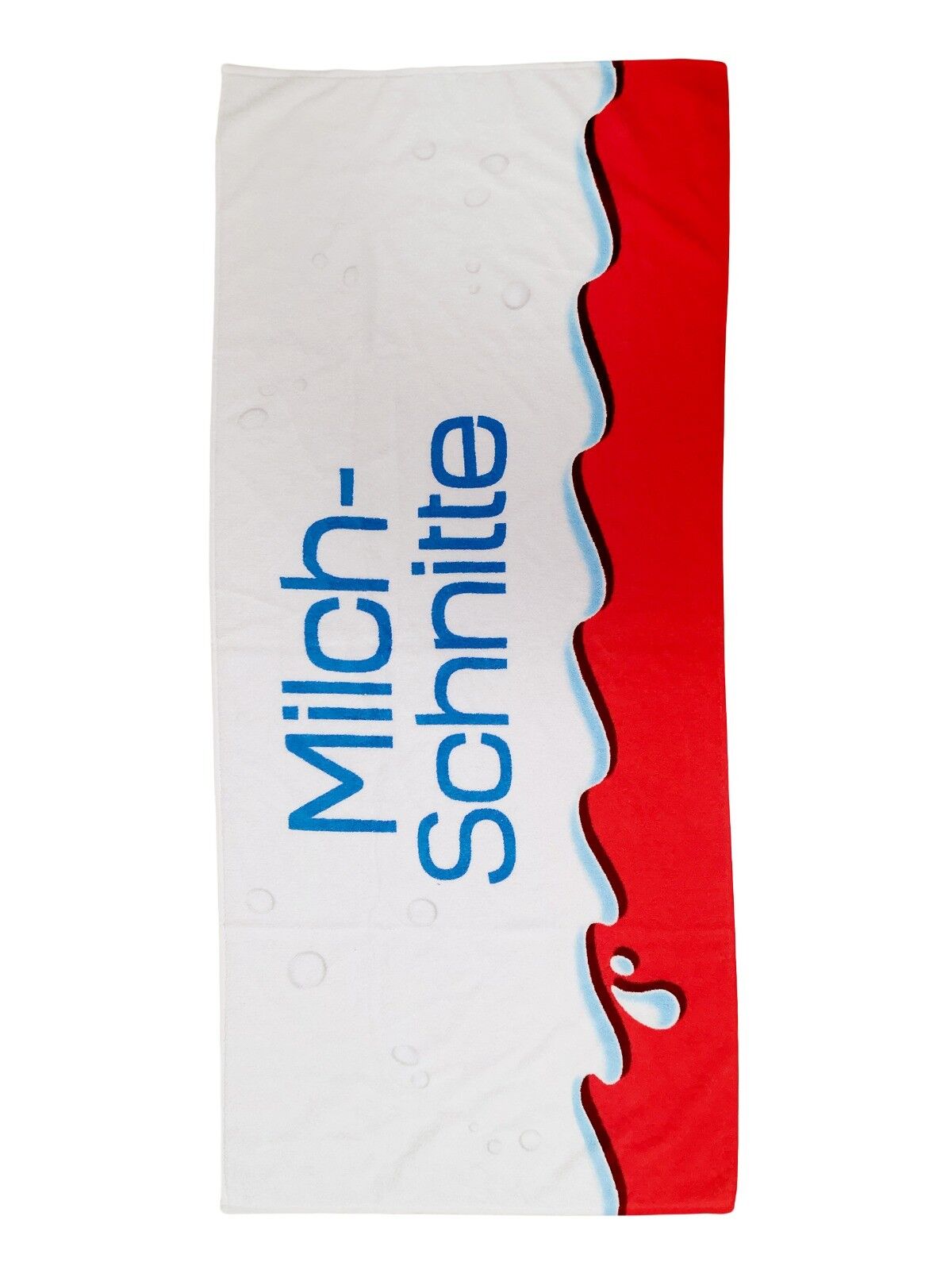 Prosop pentru baie sau plaja, Kinder MilchSchnitte Move, portocaliu cu alb, 70 x 150, bumbac 100%, 31761