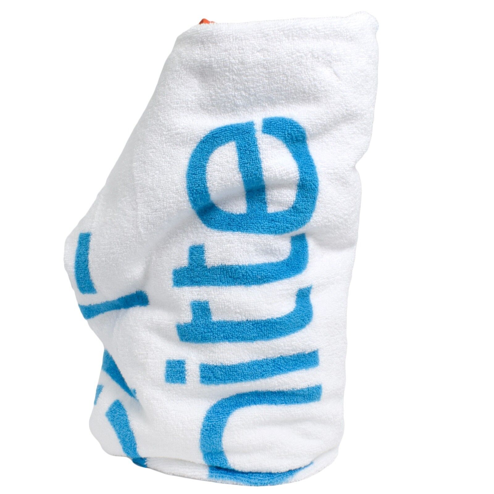 Prosop pentru baie sau plaja, Kinder MilchSchnitte Move, portocaliu cu alb, 70 x 150, bumbac 100%, 31761 - imagine 3