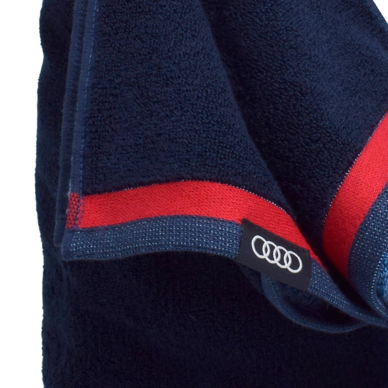 Prosop logo Audi albastru inchis pentru baie sau plaja, 80 x 150 cm, 100% bumbac 31321 - imagine 3