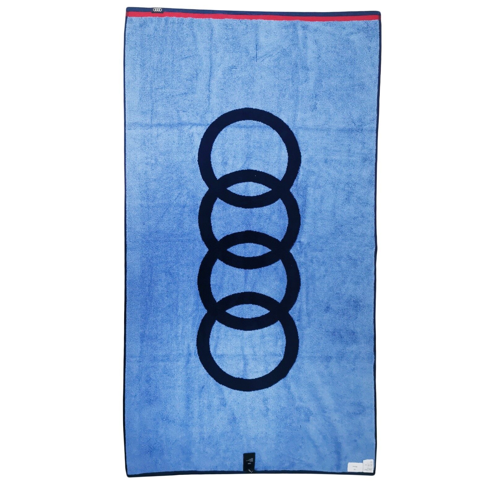 Prosop logo Audi albastru inchis pentru baie sau plaja, 80 x 150 cm, 100% bumbac 31321 - imagine 7