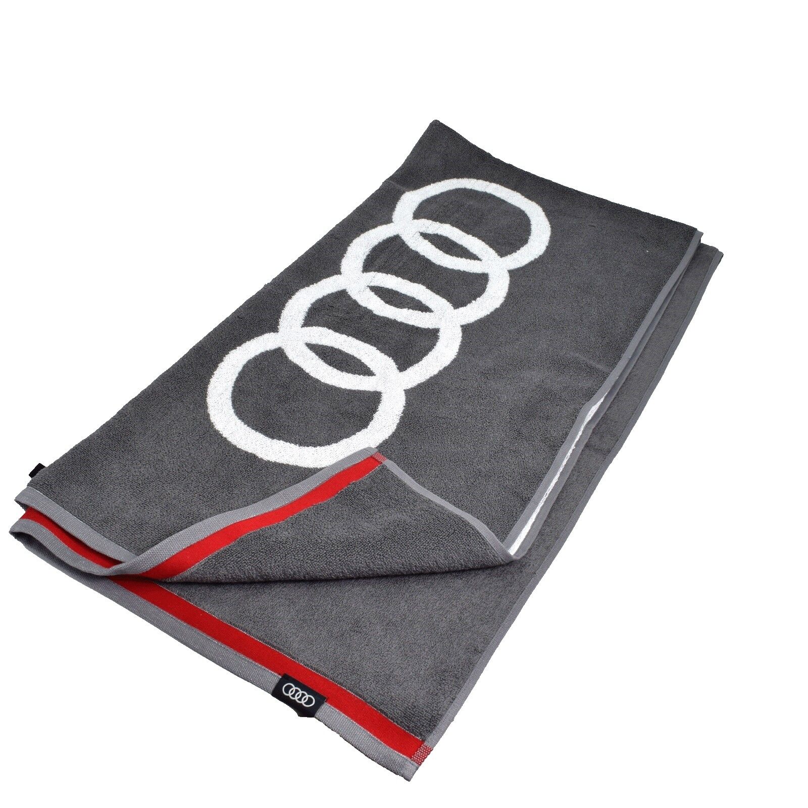Prosop Audi gri pentru baie sau plaja, 80 x 150 cm, 100% bumbac 31318