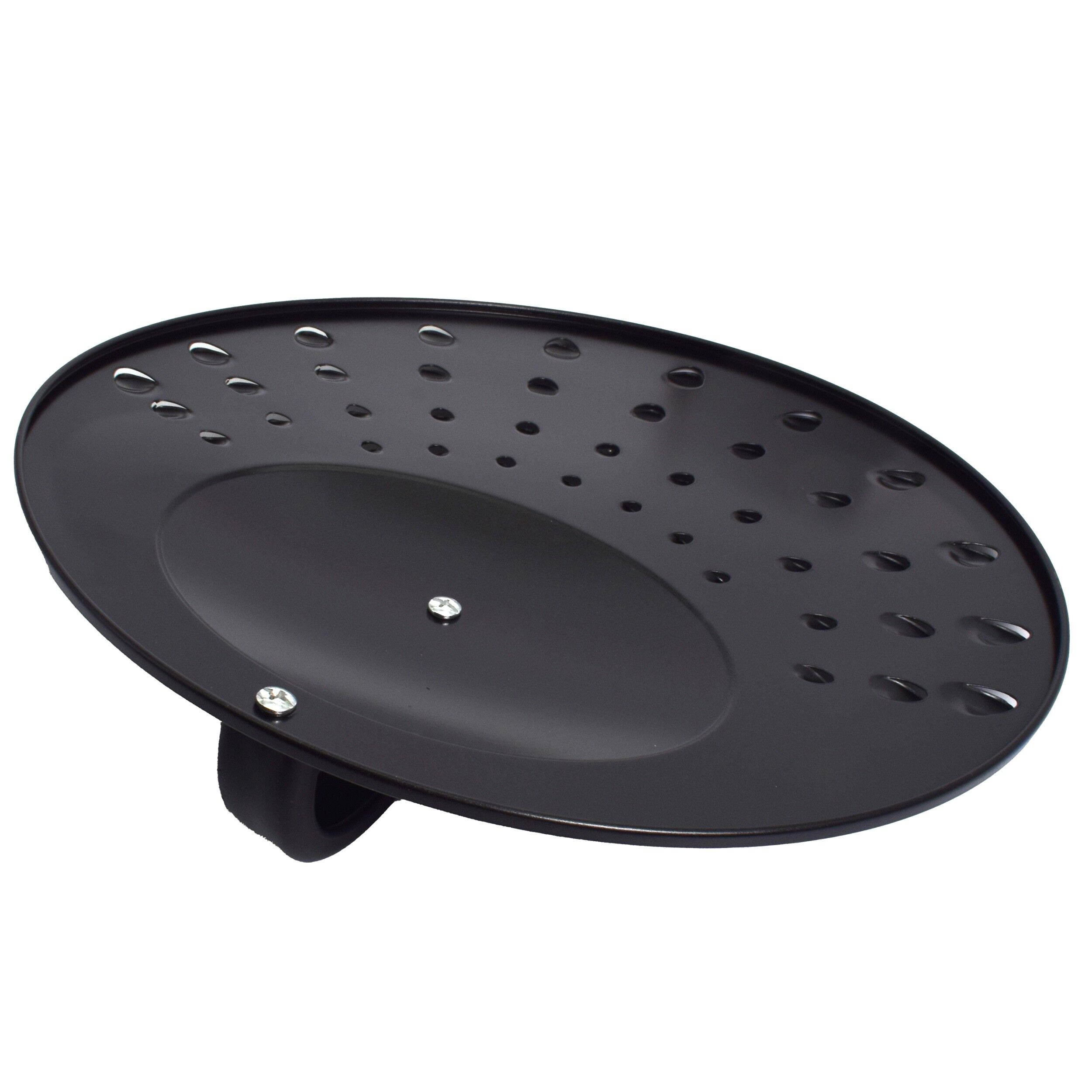 Capac universal, metalic, anti stropi, NEGRU, 30 CM, Lowenthal - imagine 4