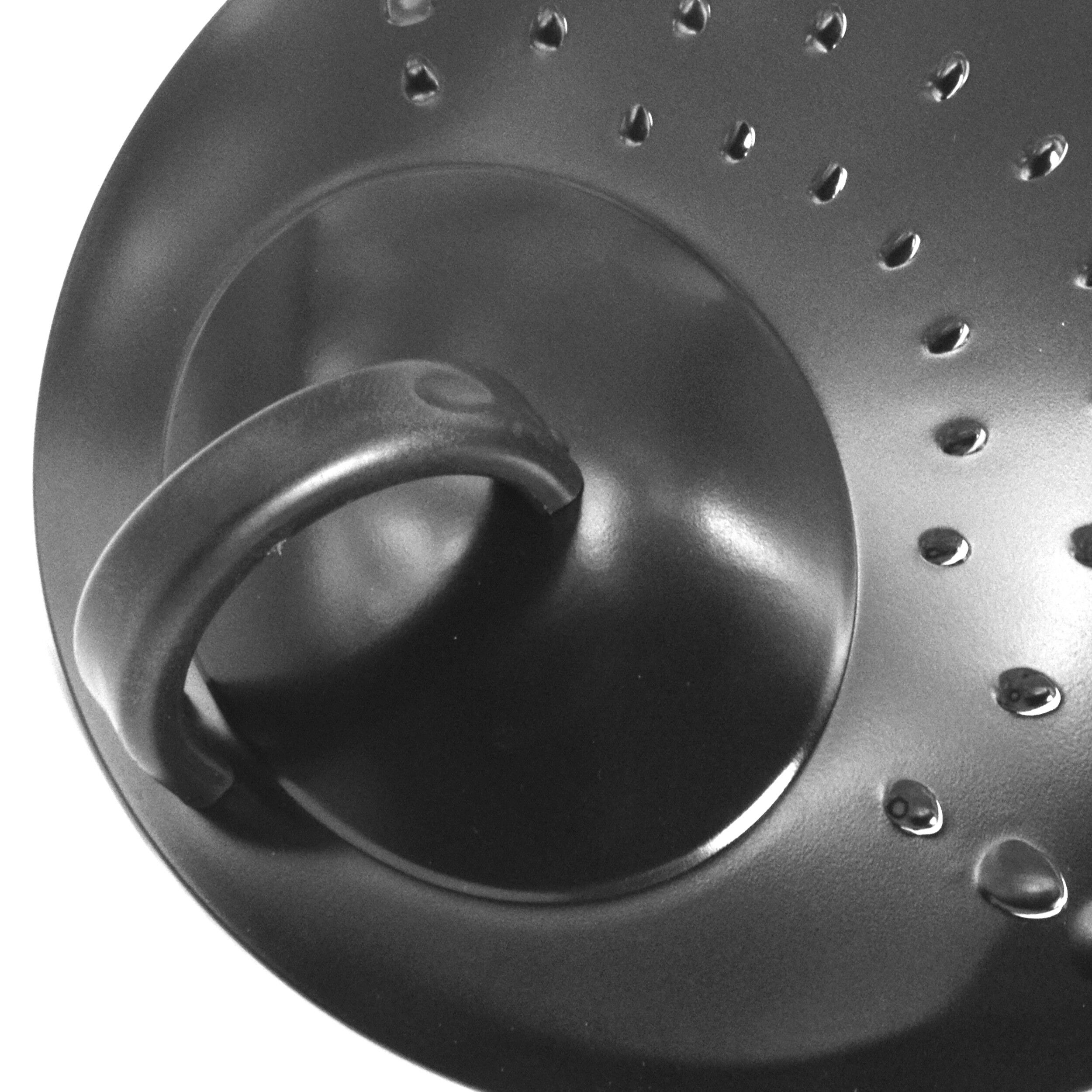 Capac universal, metalic, anti stropi, NEGRU, 30 CM, Lowenthal - imagine 5