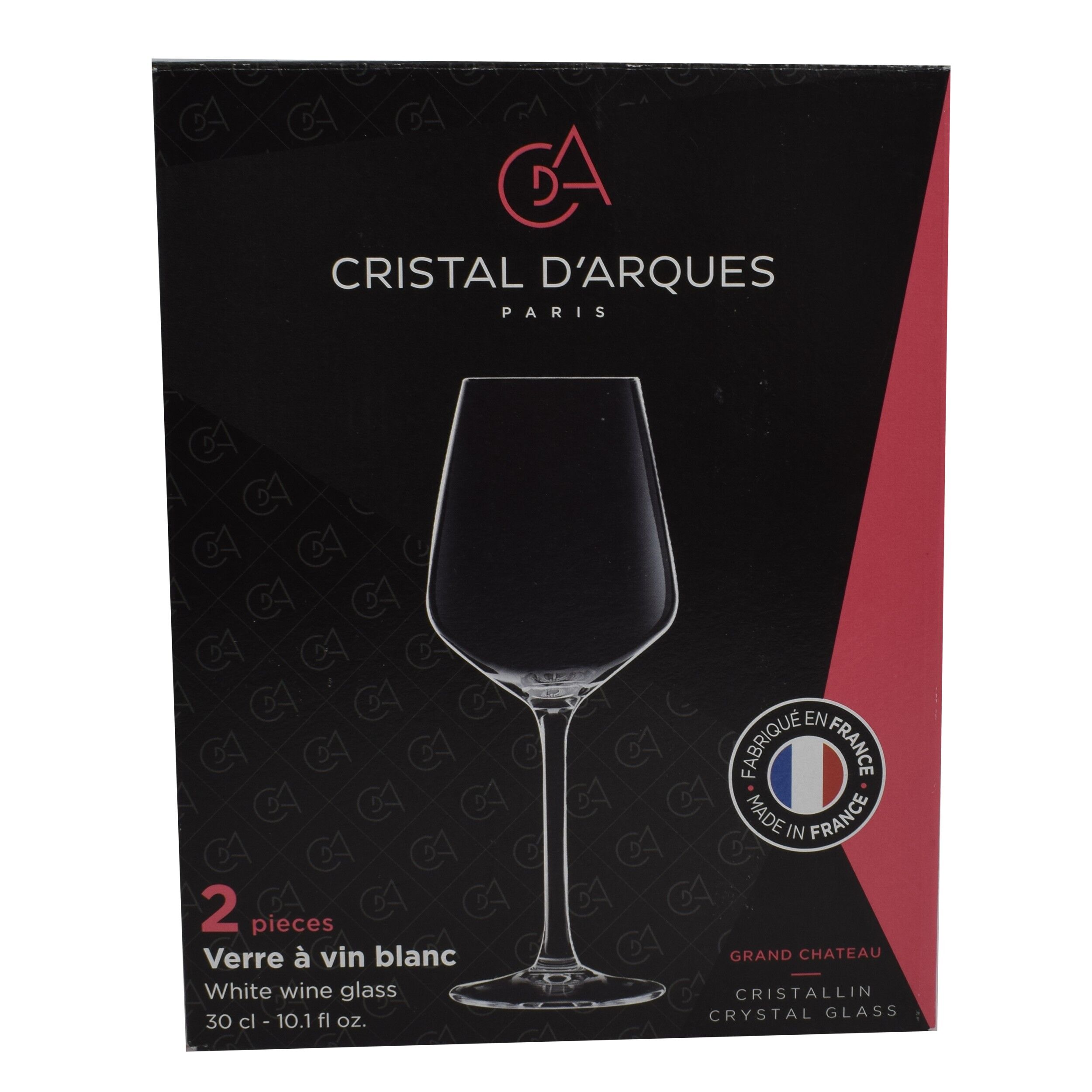 Set 2 pahare de cristal pentru vin, 300ml, Darques, 58044 - imagine 2