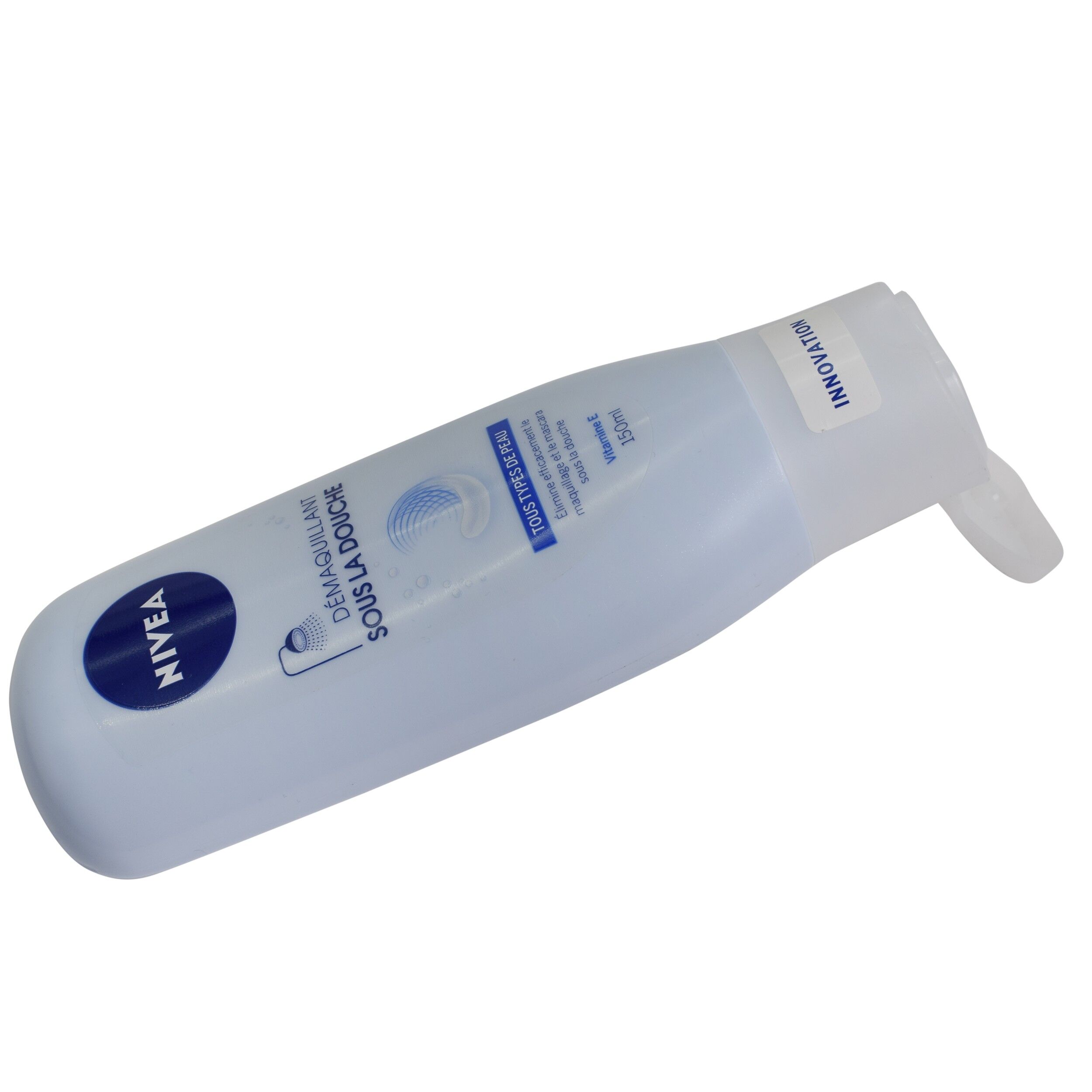 Lapte demachiant in dus, pentru toate tipurile de ten, Nivea, 150 ml, 89470 - imagine 3
