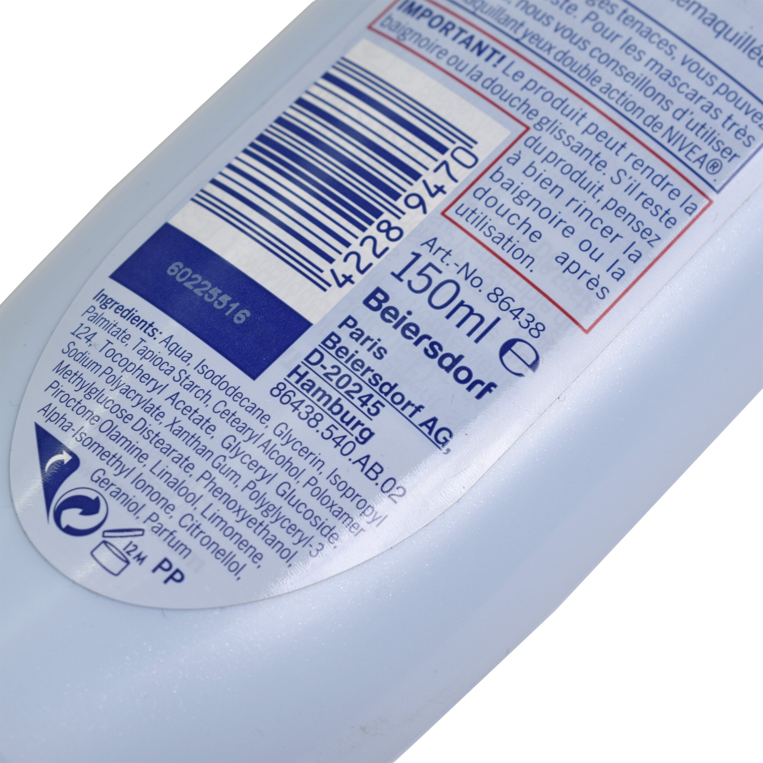 Lapte demachiant in dus, pentru toate tipurile de ten, Nivea, 150 ml, 89470 - imagine 4