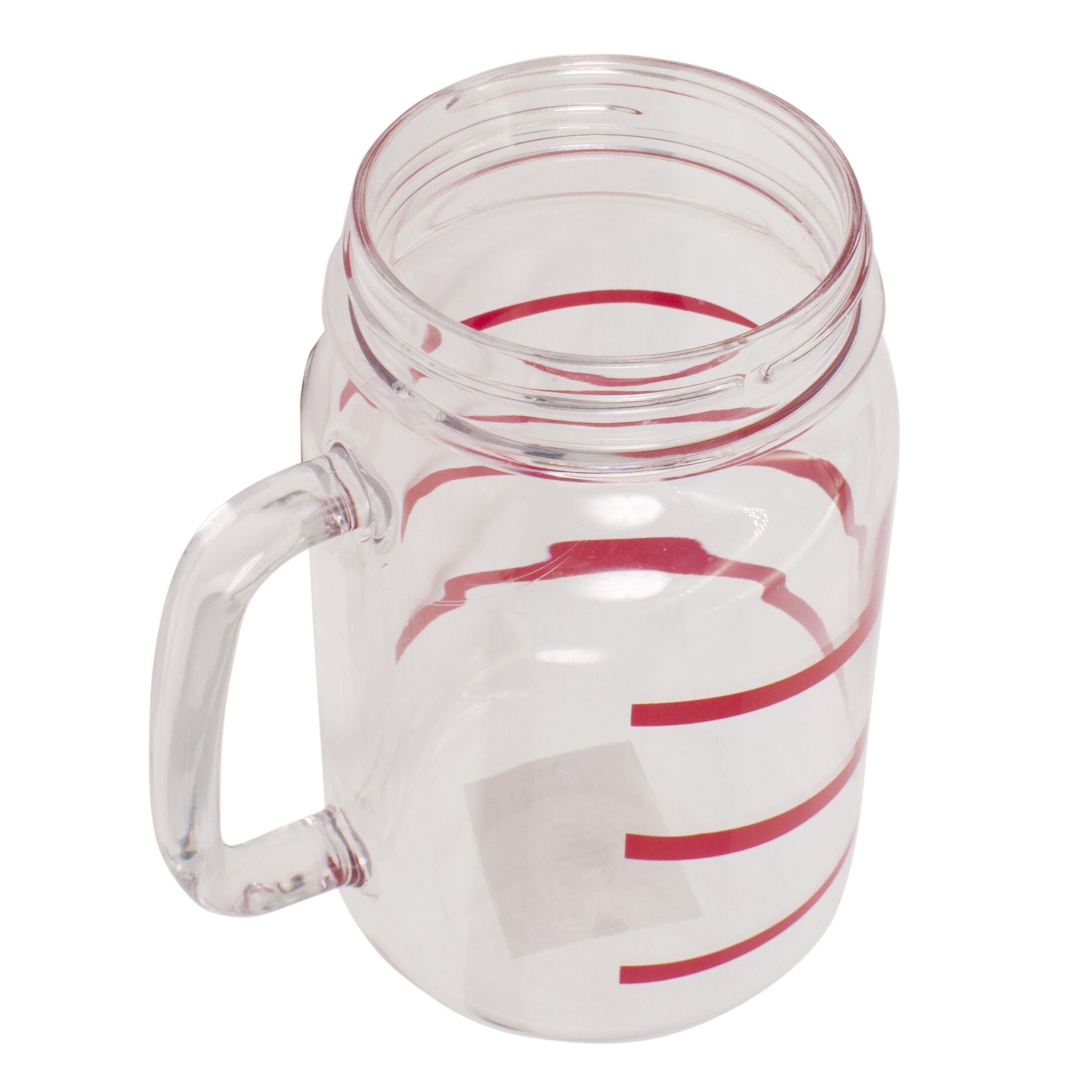 Cana cu pai, antispart, rosu, fara BPA, Gimex, 79439 - imagine 3