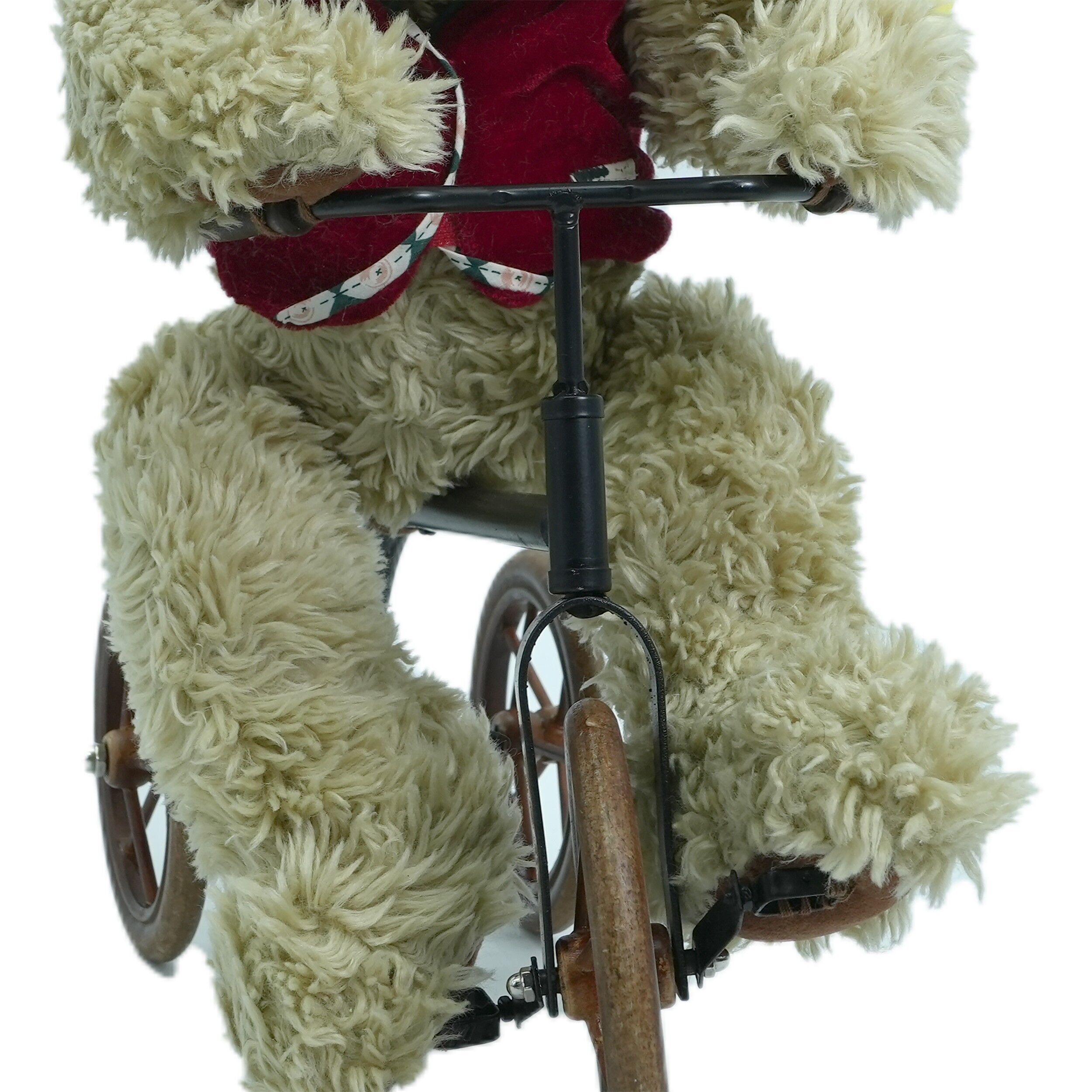 Jucarie Plus, urs pe bicicleta, Biking Teddy, 06111 - imagine 4