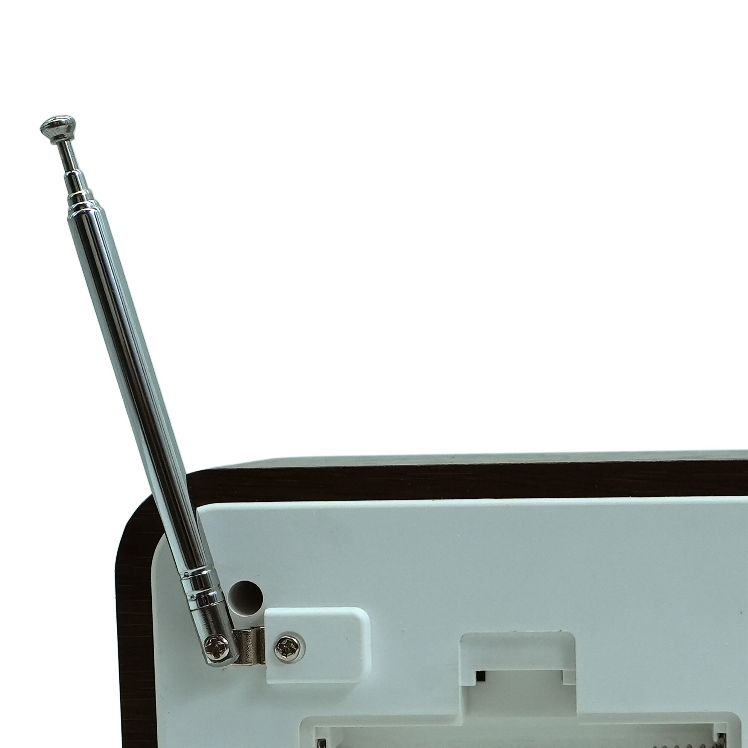 Radio digital Camry CR 1153 , ceas, termometru, alarma, lcd, calendar, alb - imagine 2