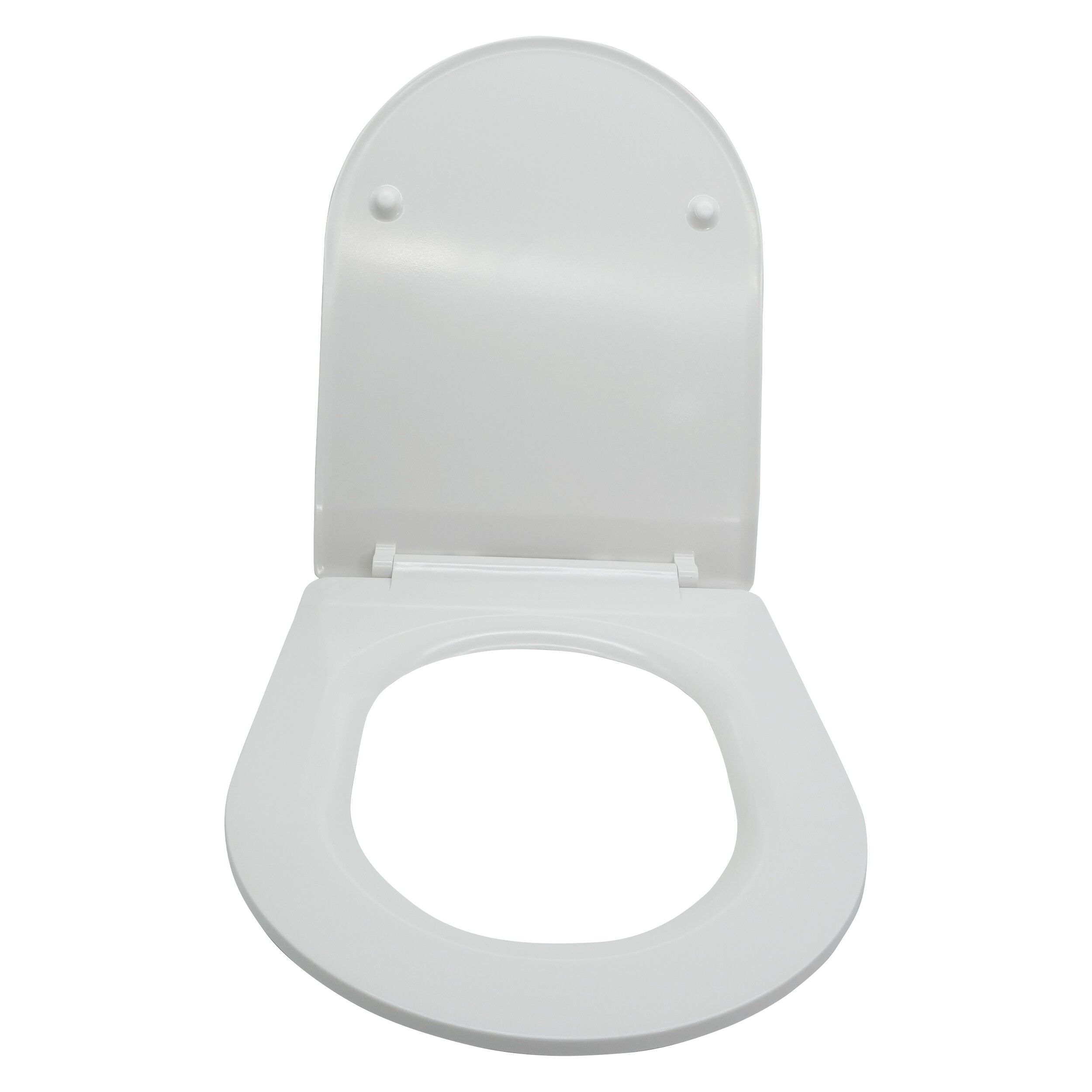 Capac pentru wc, universal, Dutch House, Soft Close, alb, 465x365, 02212 - imagine 7