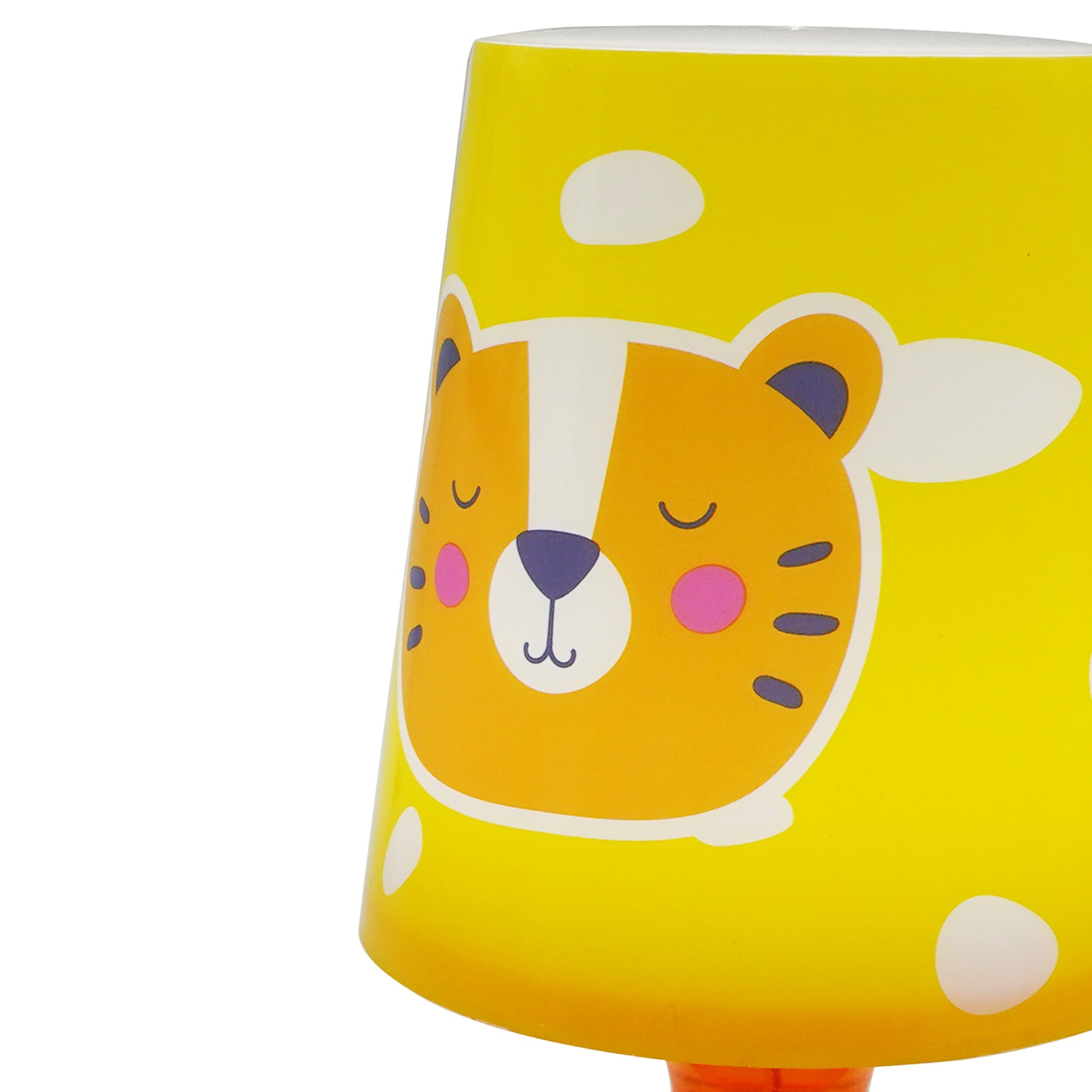 Veioza copii, tigru, 18x10 cm, galben, 63047Ye - imagine 3