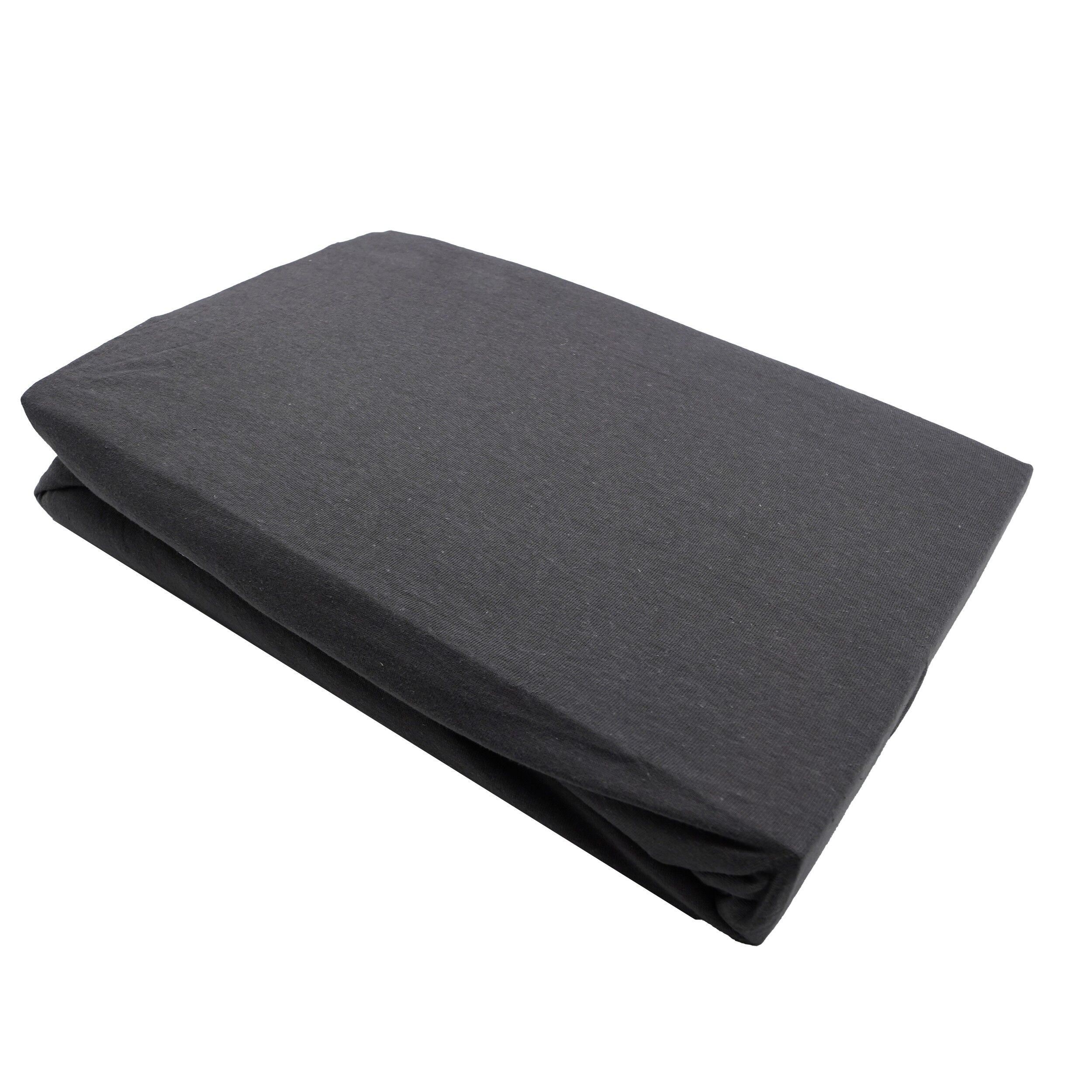 Husa saltea din bumbac, negru, 140x200 cm, Soft Basic Toper, Walra, 3445Blk - imagine 3