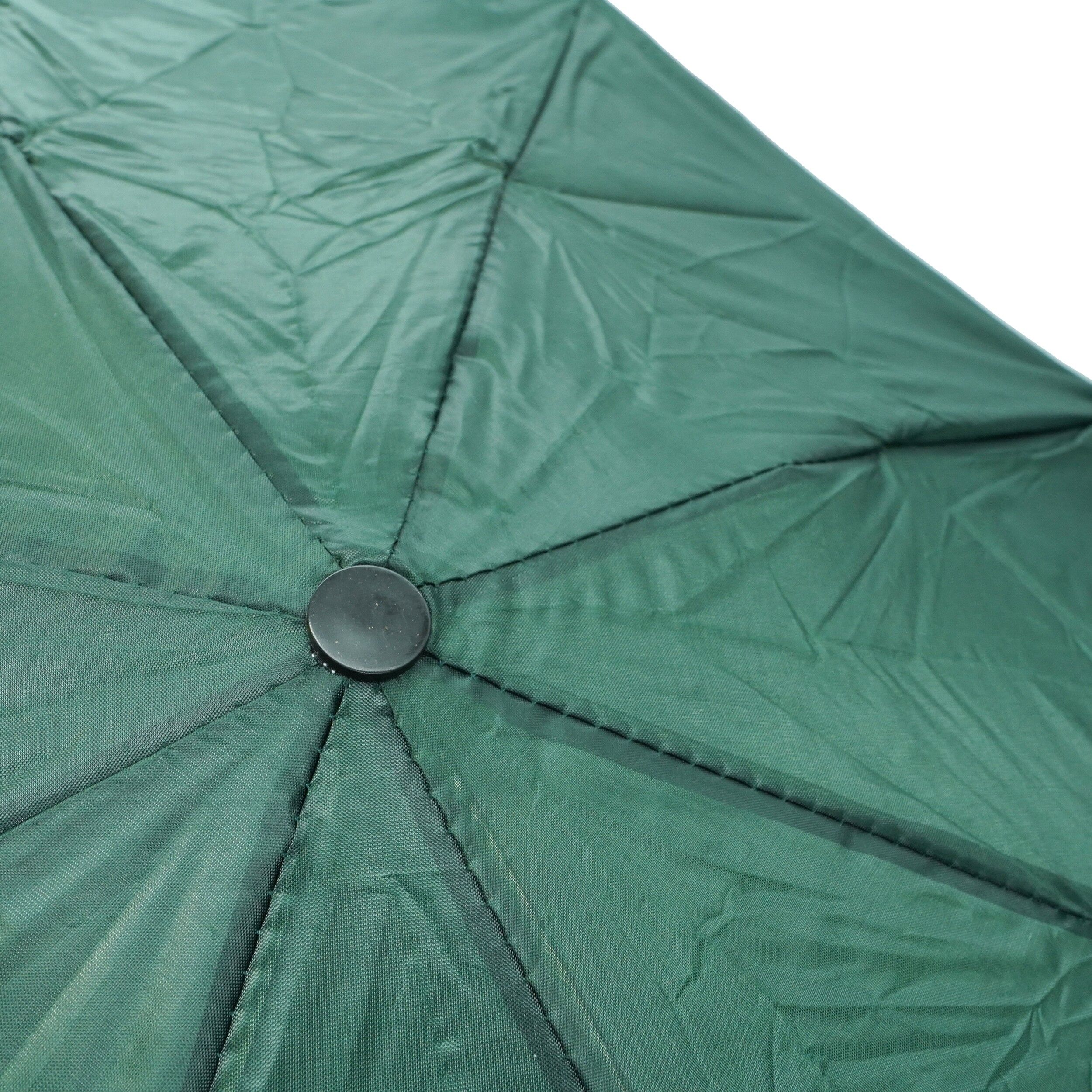 Umbrela manuala simpla, dark green, 105 cm, Paraplu Benson, 10393 - imagine 4