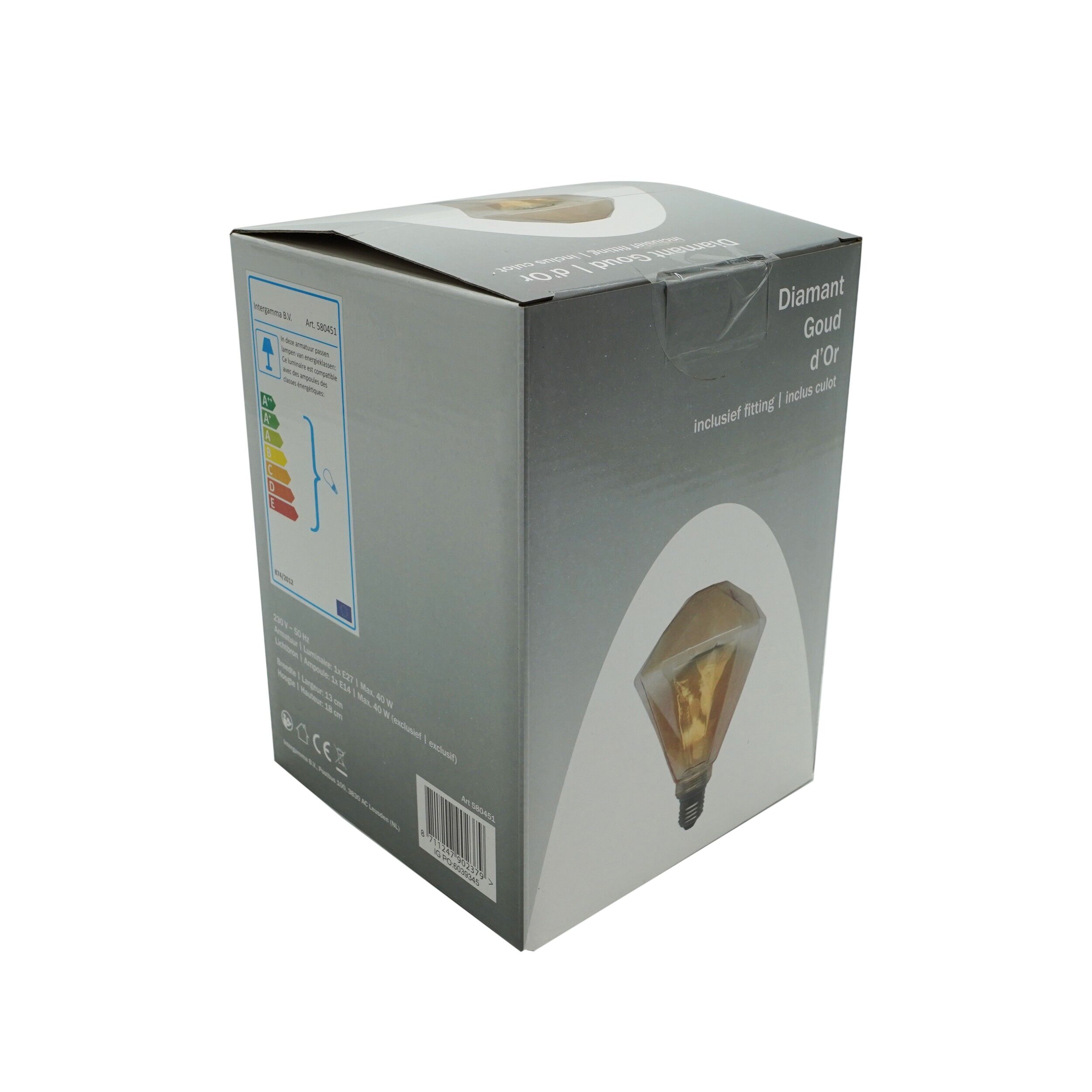 Abajur Bec Diamond, gold, 40w, 02379