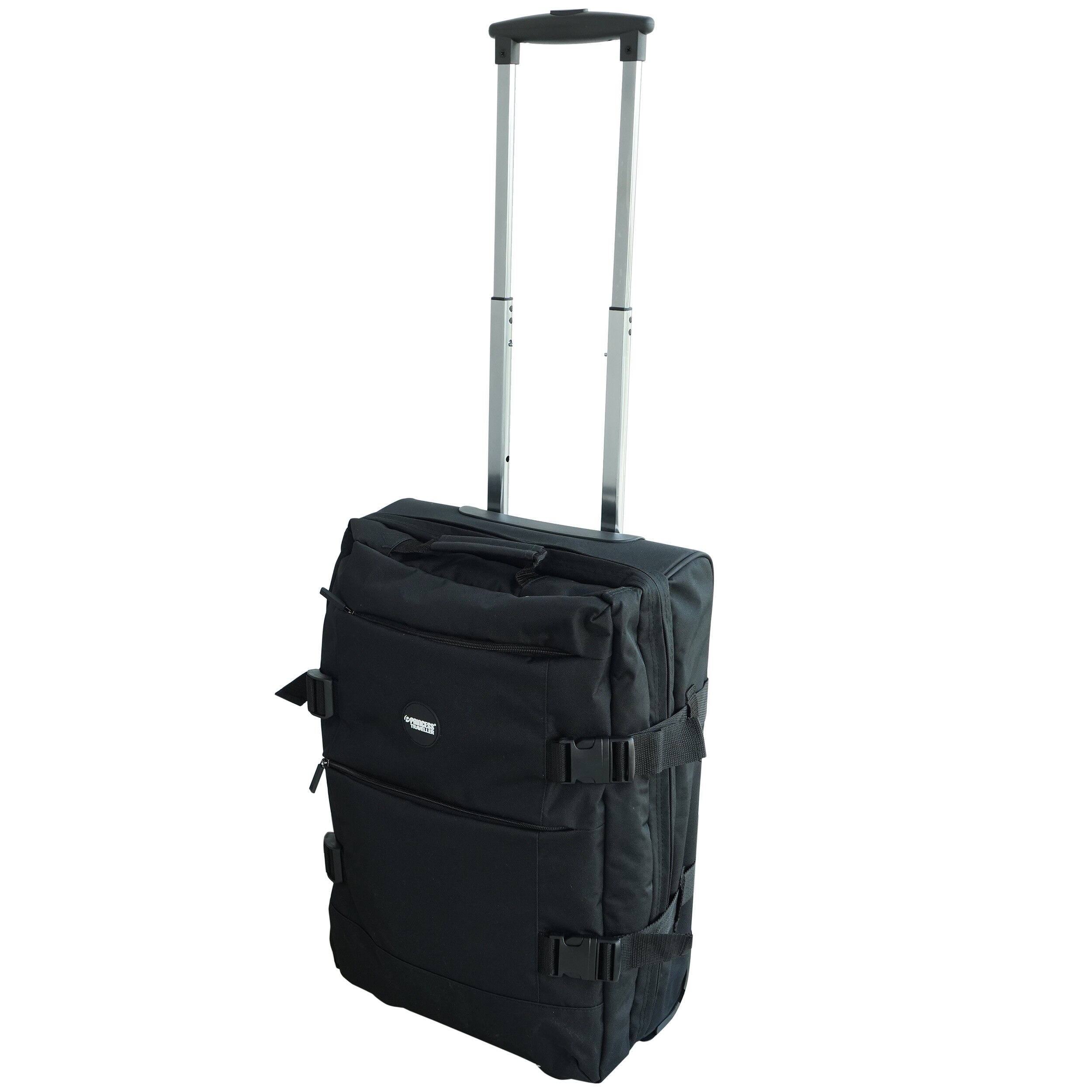 Trolly pentru calatorii din material, marimea L, negru, Princess Harlem, 67586