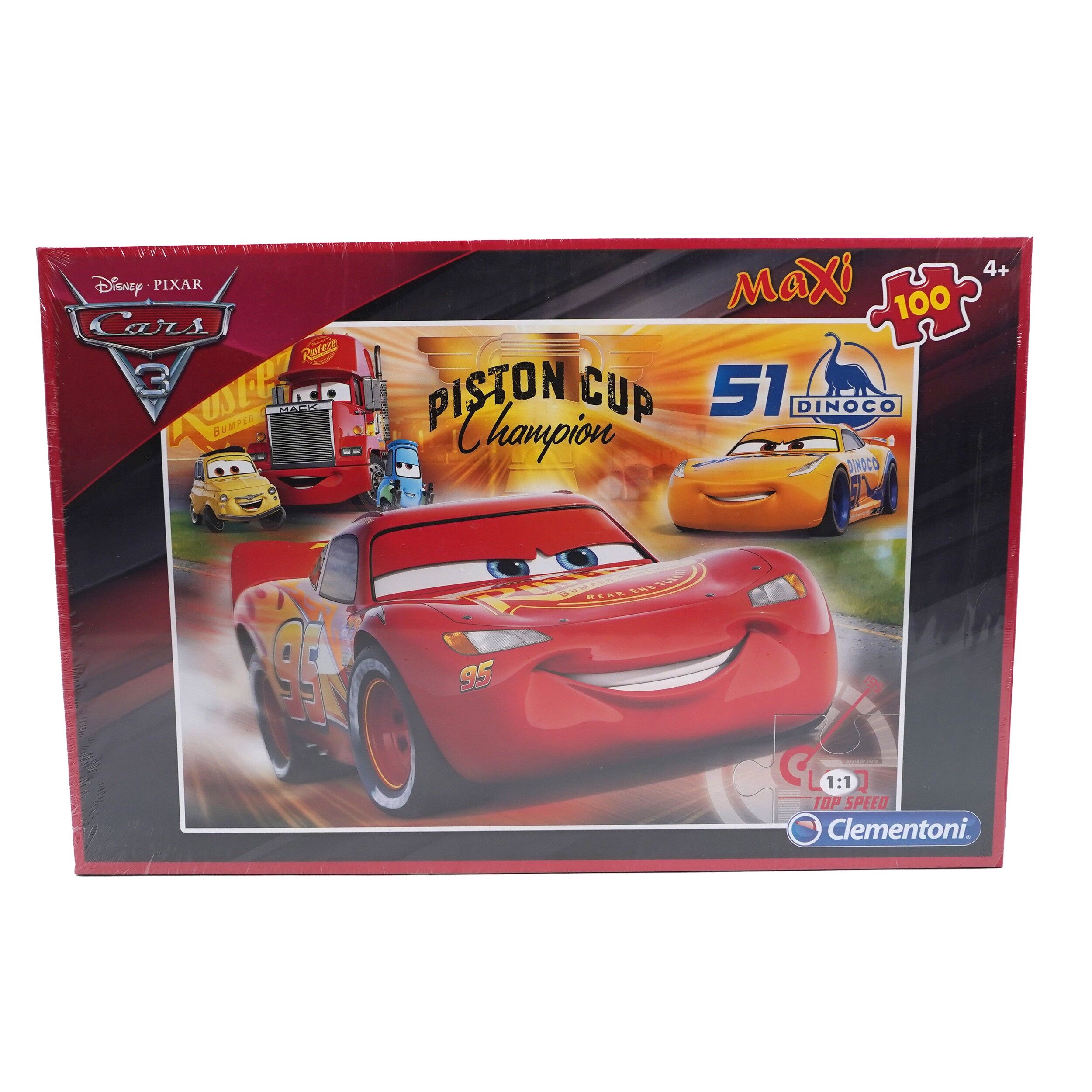 Puzzle 100 piese Cars 3 Piston Cup Clementoni, 70445