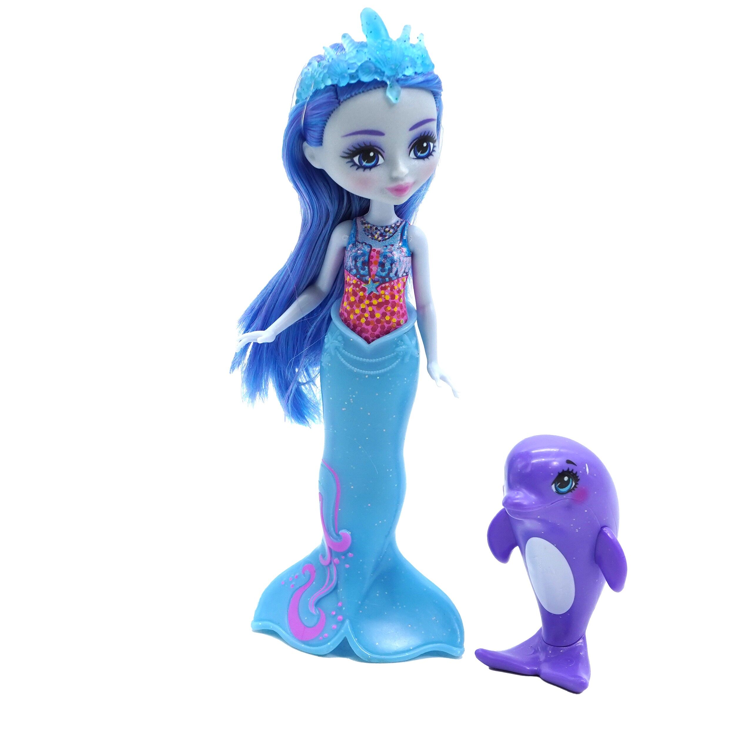 Set de joaca Dolinda Dolphin si familia de delfini Enchantimals Royal Ocean Kingdom - imagine 3