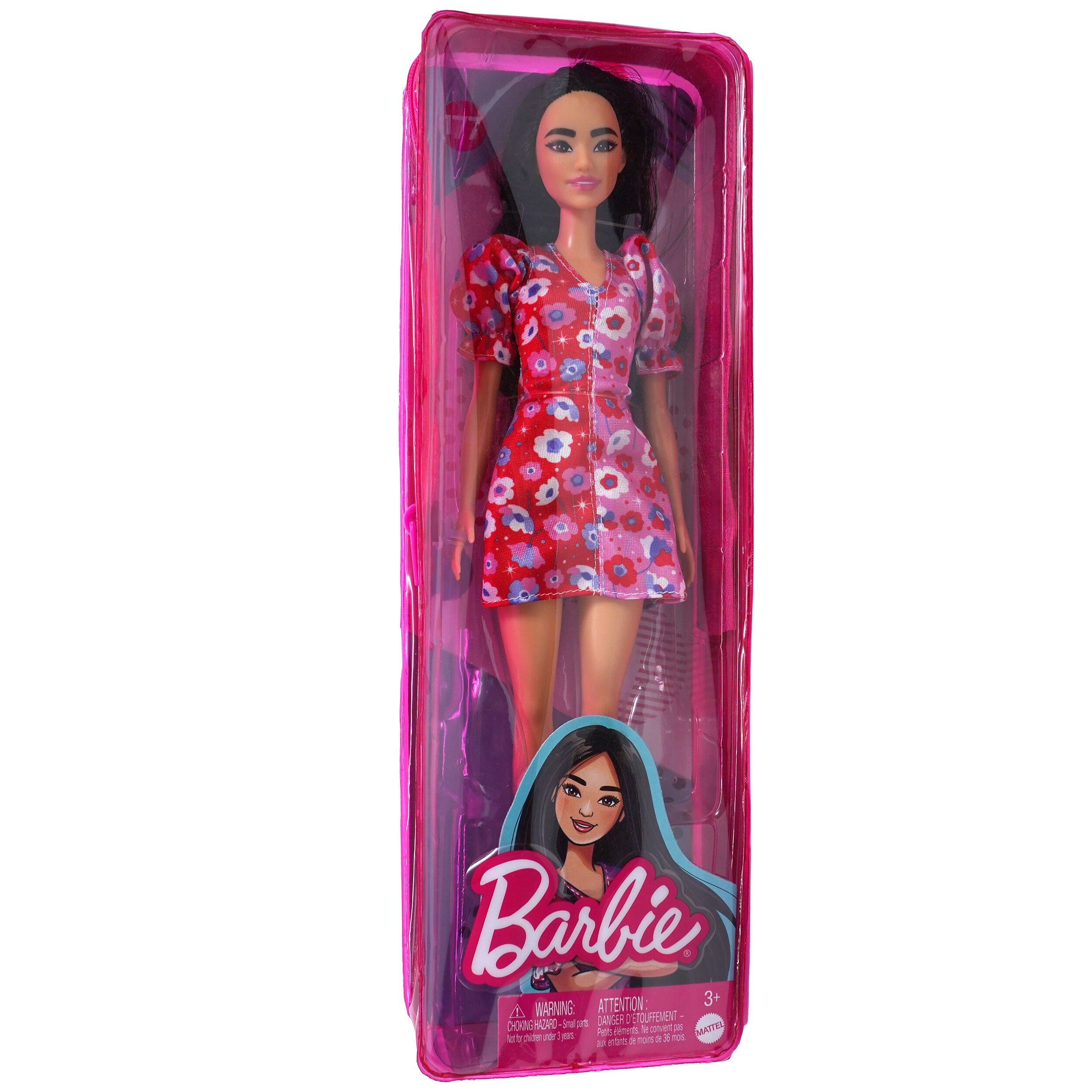 Papusa Barbie Fashionista, tinuta si accesorii flower, 02016