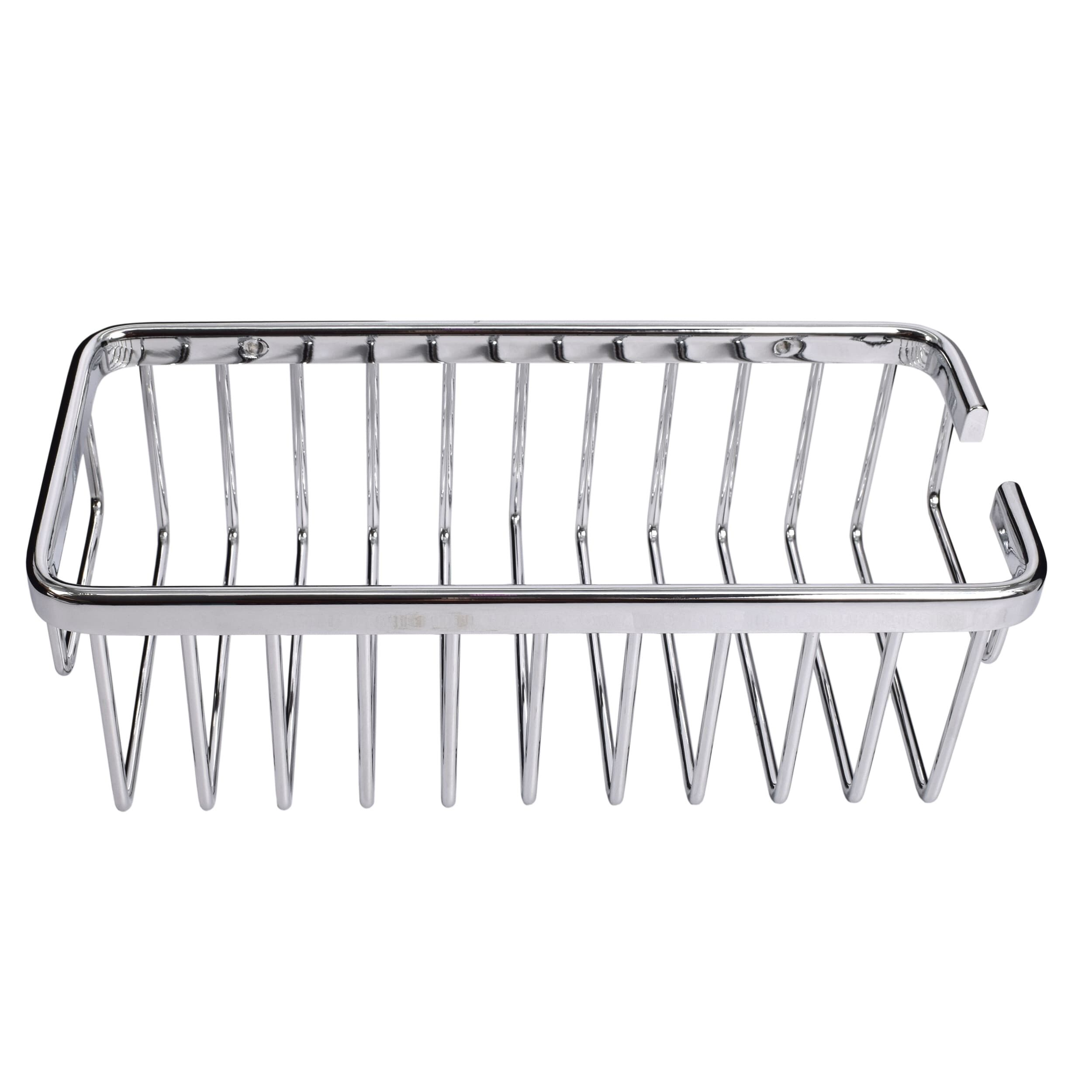 Etajera pentru baie, aluminiu cromat, GermagTrend Aluxx, fara kit montaj 25 x 9.2 x 12.5 cm, 72560