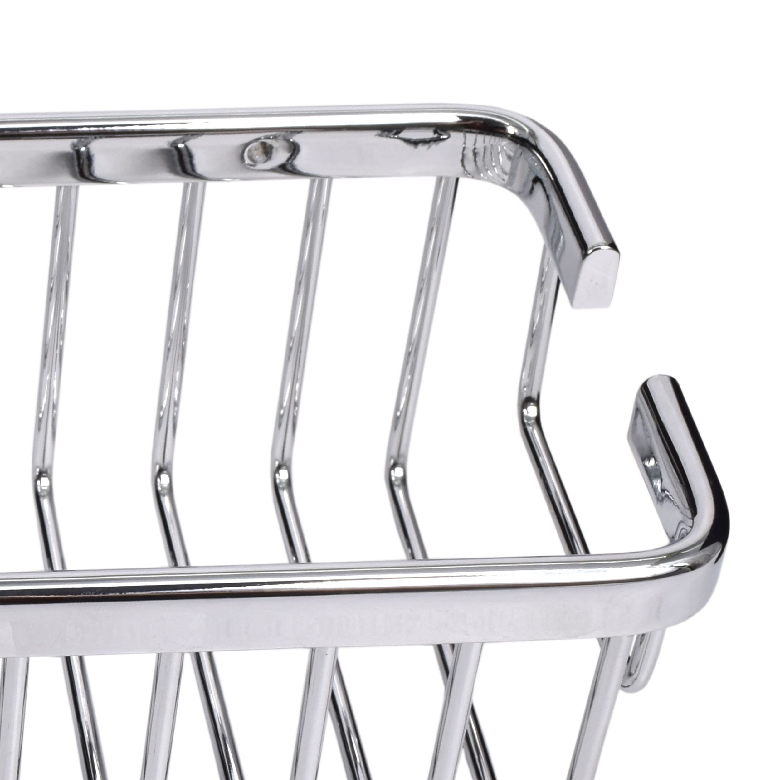 Etajera pentru baie, aluminiu cromat, GermagTrend Aluxx, fara kit montaj 25 x 9.2 x 12.5 cm, 72560 - imagine 2