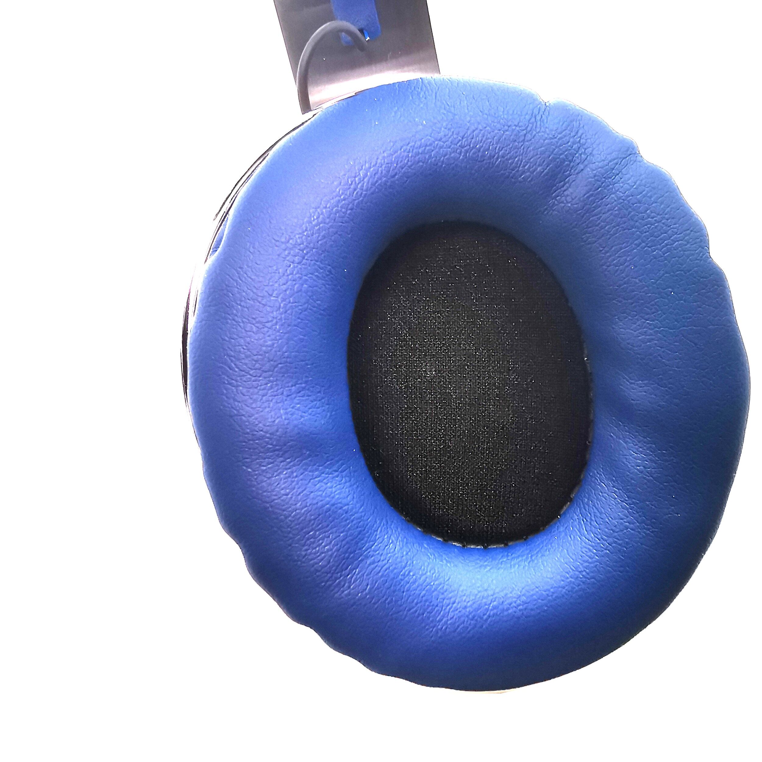 Casti audio wireless over-ear SoundLogic Studio Pro, Bluetooth, Bass puternic, Microfon, albastru, 00460 - imagine 5