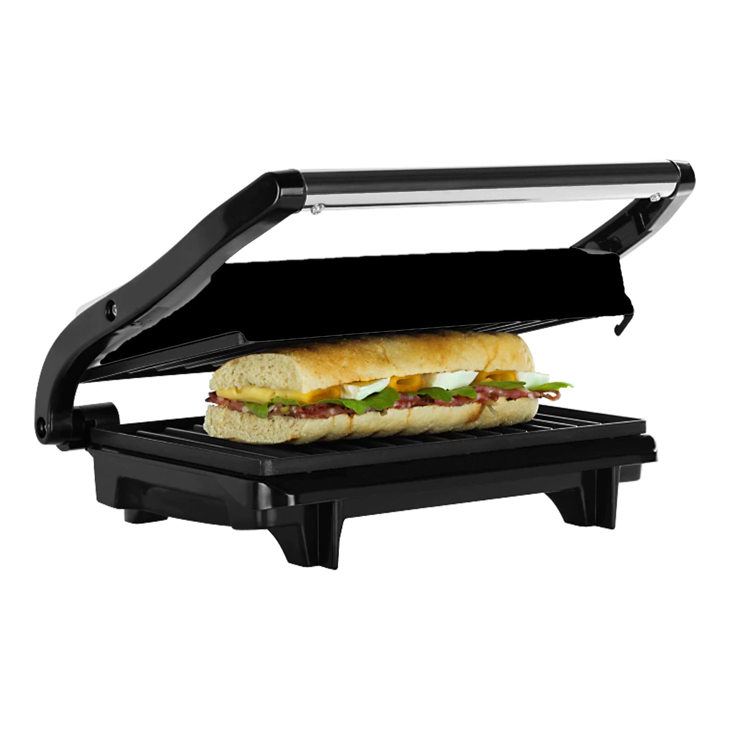 Sandwich-maker&grill, Blaupunkt Panini, 1000 W, placi nonaderente, 39399 - imagine 7